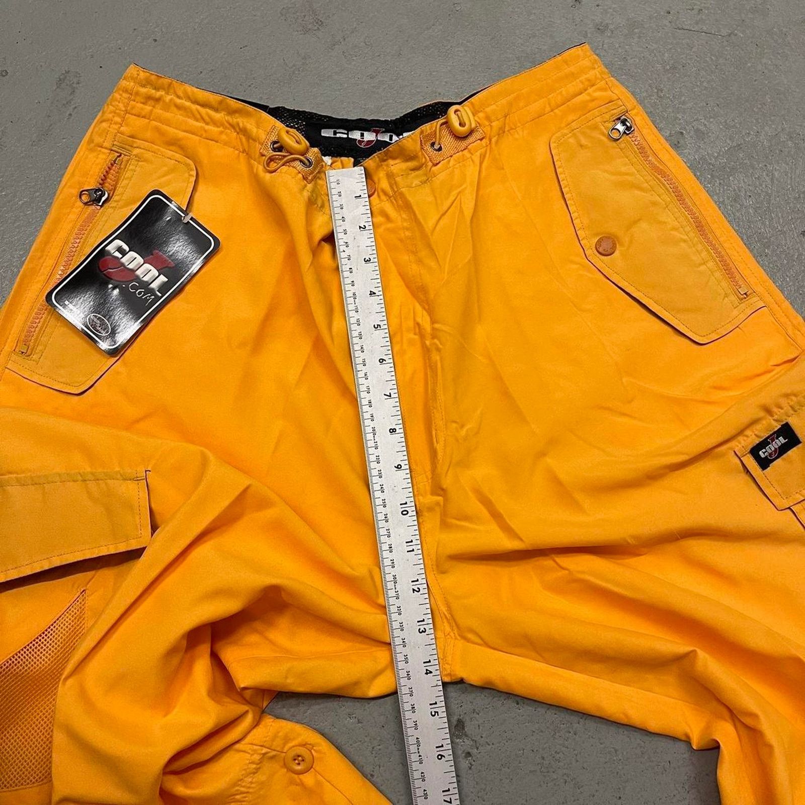 Vintage Vintage Baggy Y2k Urban Wide Leg Yellow Skater Pants Mens L Size US 34 / EU 50 - 7 Thumbnail