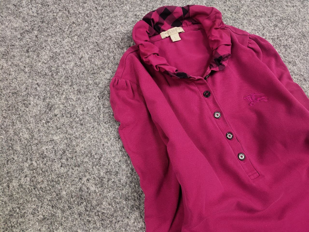 Burberry Burberry Brit light pink nova check Women Polo Long Sleeve Size S / US 4 / IT 40 - 7 Thumbnail