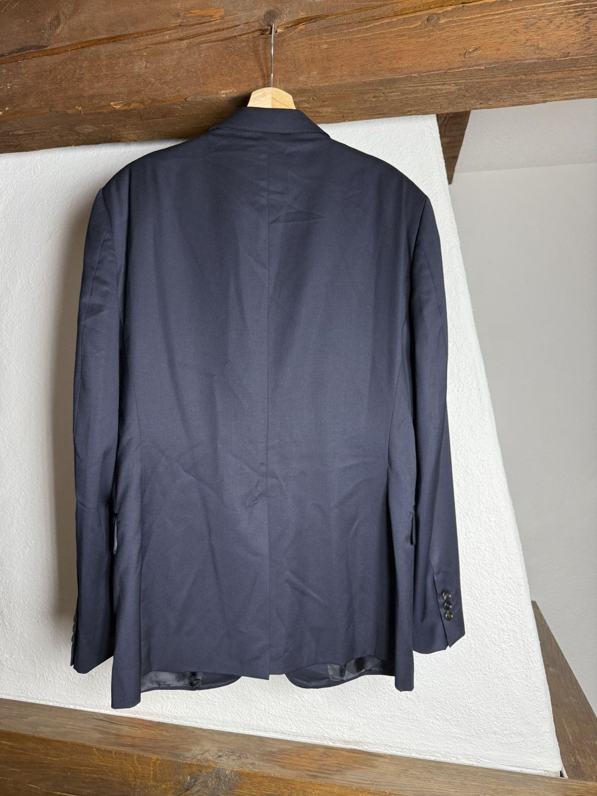Gucci Gucci Navy Wool Blazer Classic Tailored Jacket Made in Italy Size 40R - 2 Thumbnail