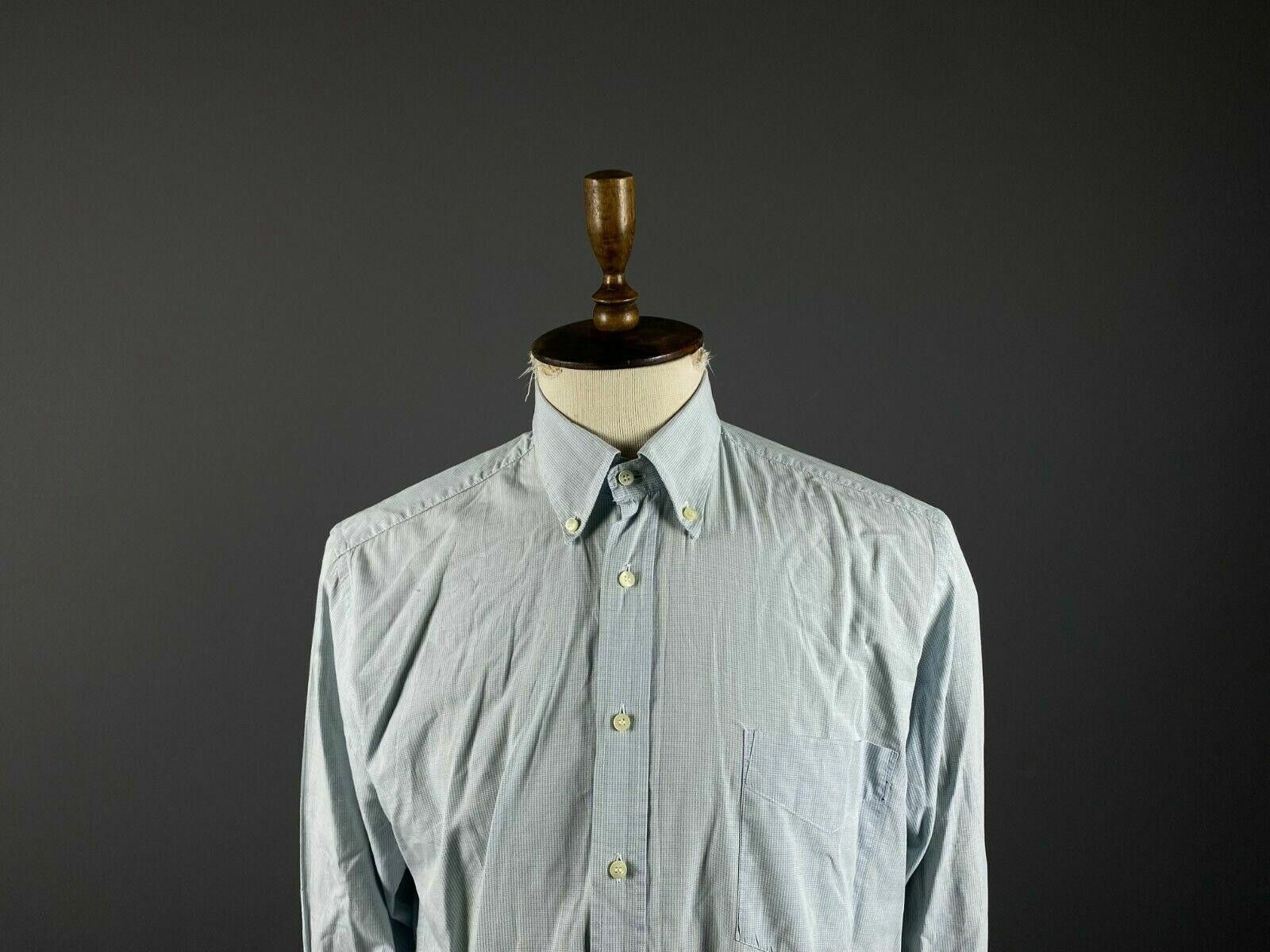 Valentino Men Valentino Roma Blue Dress Shirt Size 42 16.5 Size US M / EU 48-50 / 2 - 2 Thumbnail