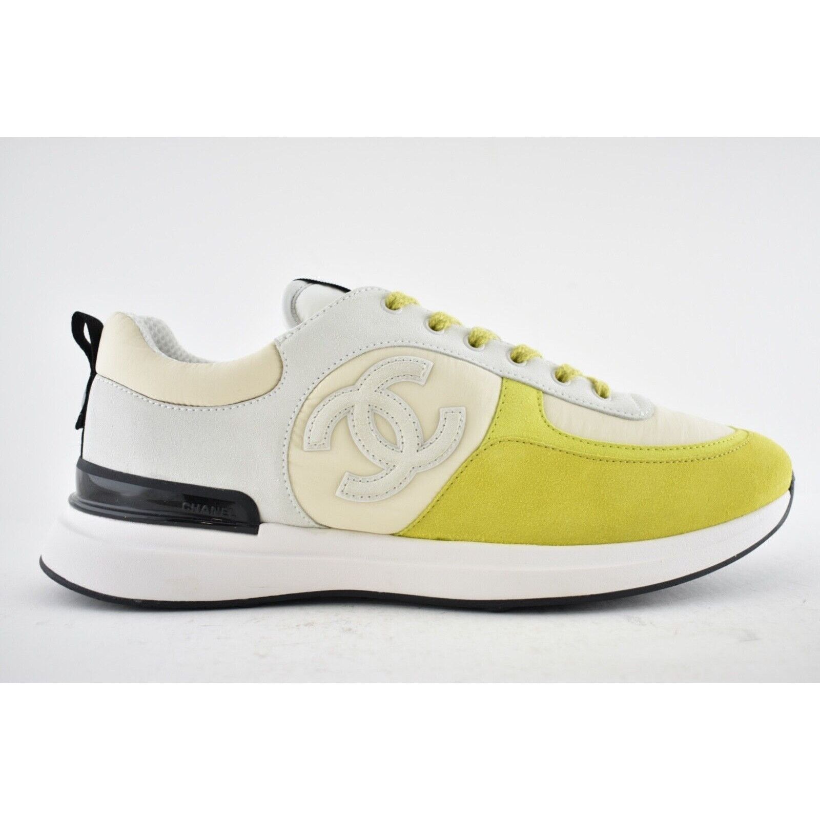 Chanel Chanel 22P Mens Ivory Low Top Lace Up Trainer Sneaker 44 11 Size US 11 / EU 44 - 1 Thumbnail