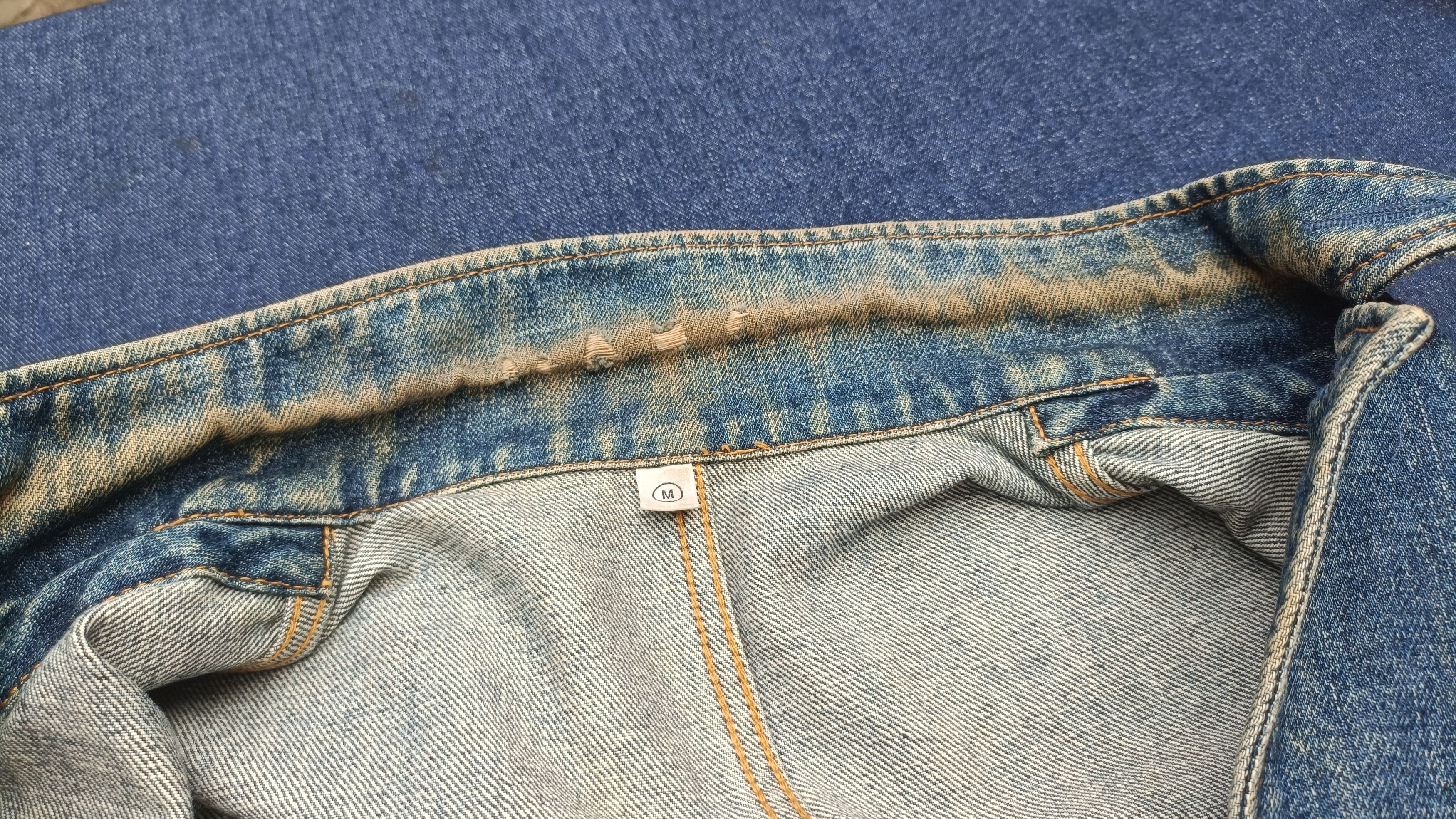 Uniqlo × Vintage Vtg uniqlo disstresed chore Coat denim jacket Size US M / EU 48-50 / 2 - 4 Thumbnail