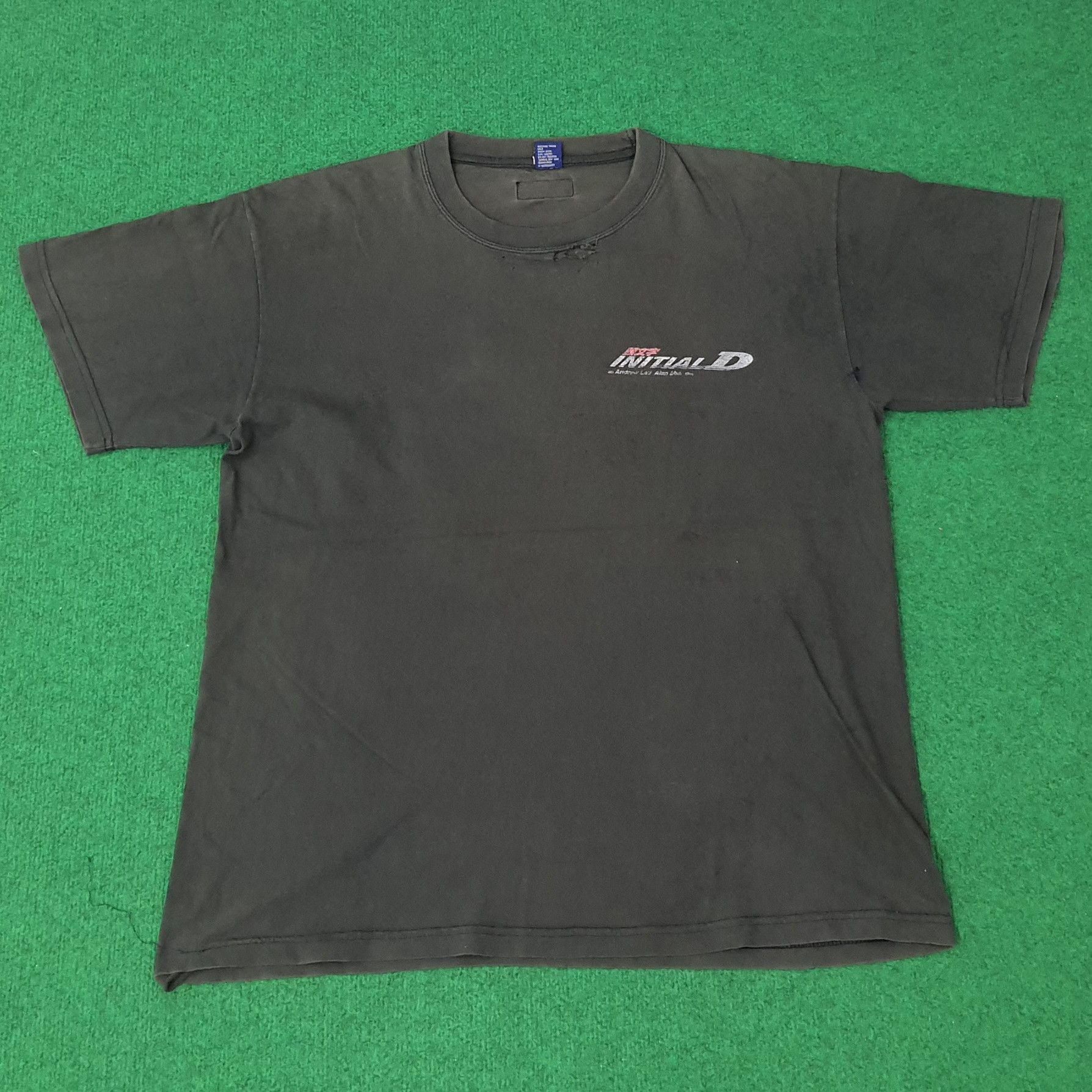Japanese Brand Vintage Initial D Racing Japan Tshirt C259N65 Size US L / EU 52-54 / 3 - 3 Thumbnail