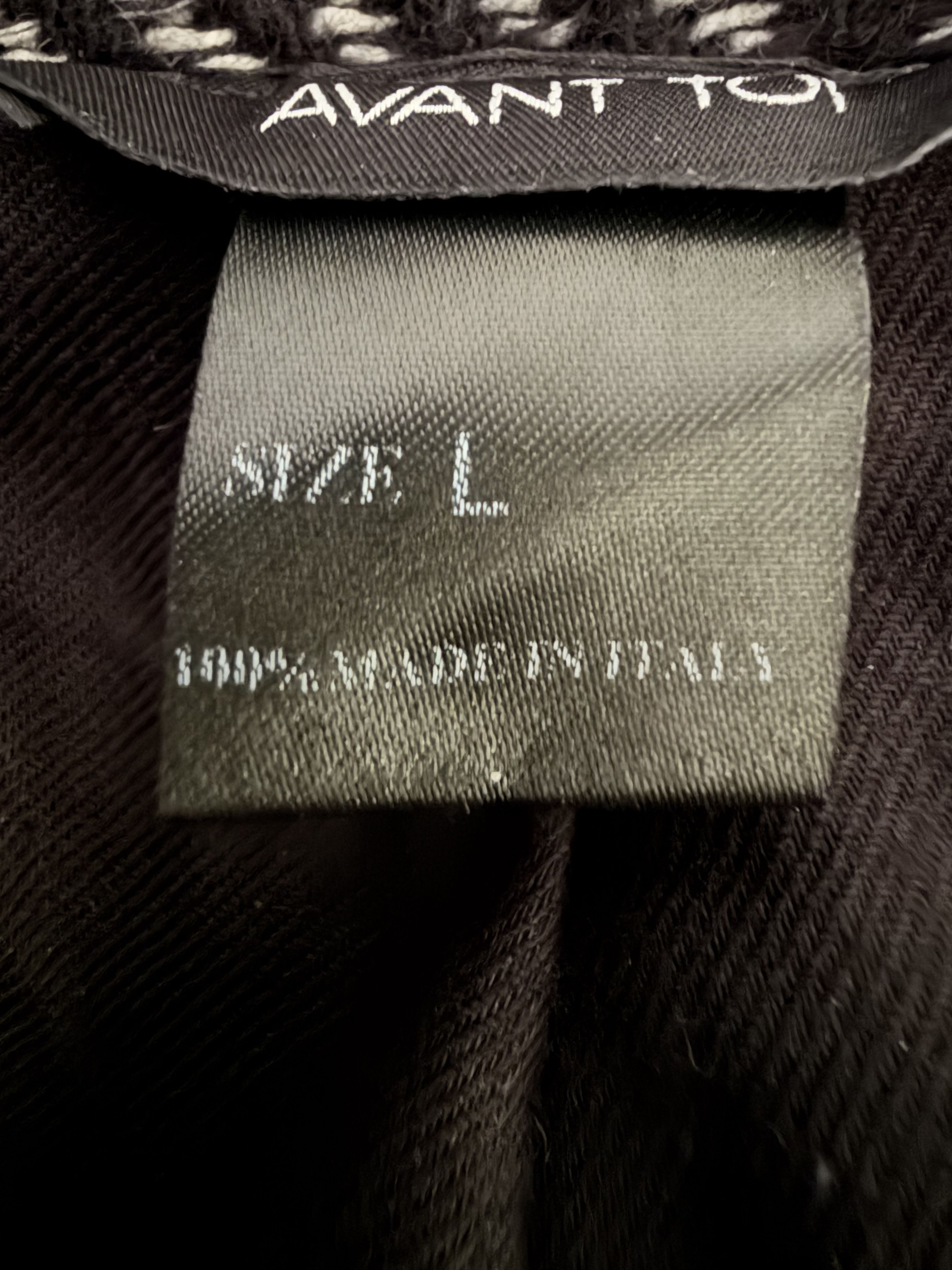 Avant Toi Distressed Herringbone Virgin Wool Coat Size US L / EU 52-54 / 3 - 18 Thumbnail