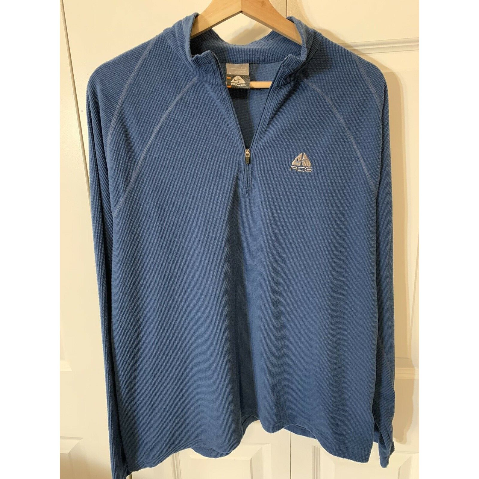 Nike Nike ACG Vintage 1/4 Zip Men’s Sz L Fleece Pullover Blue Emb Size US L / EU 52-54 / 3 - 1 Thumbnail