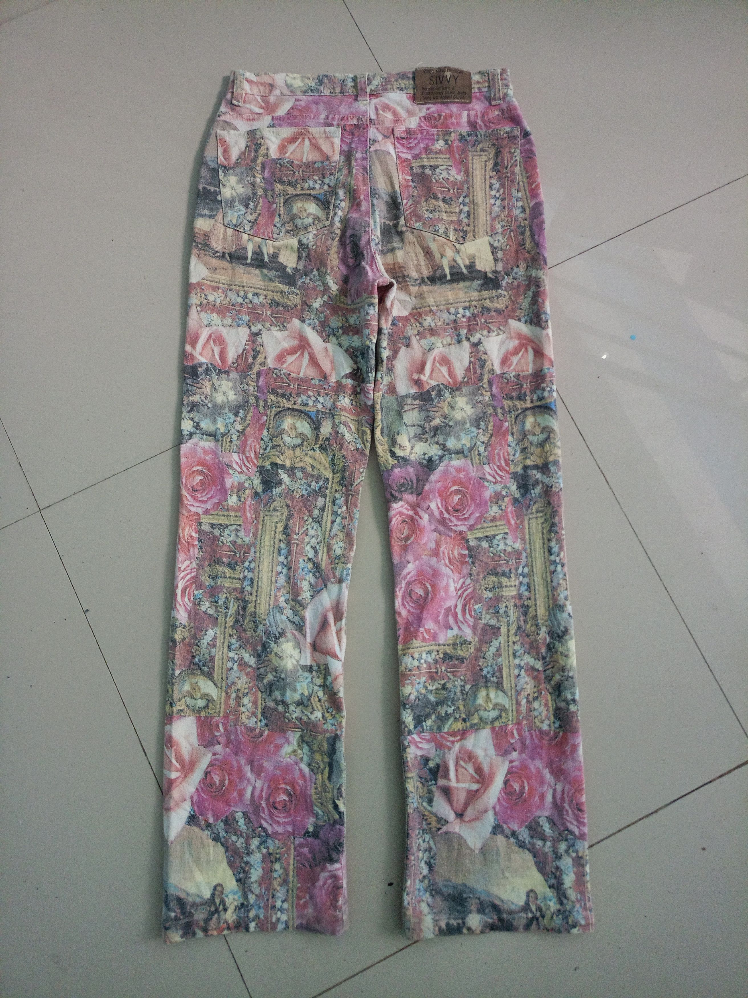 Vintage Vintage Sivvy print Art Pants Size US 27 - 3 Thumbnail
