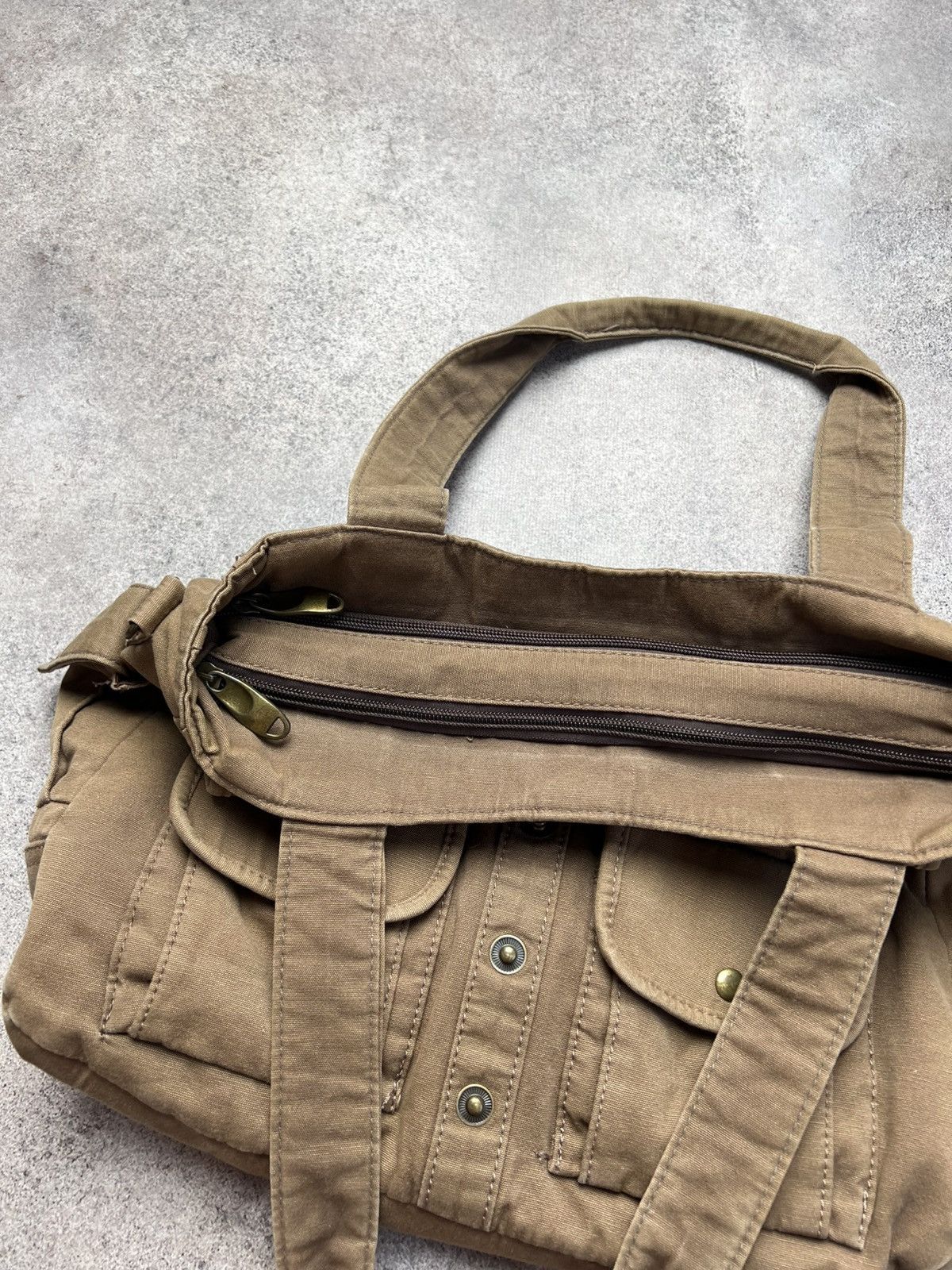 Vintage Vintage multi pocket general style cargo bag Size ONE SIZE - 6 Thumbnail