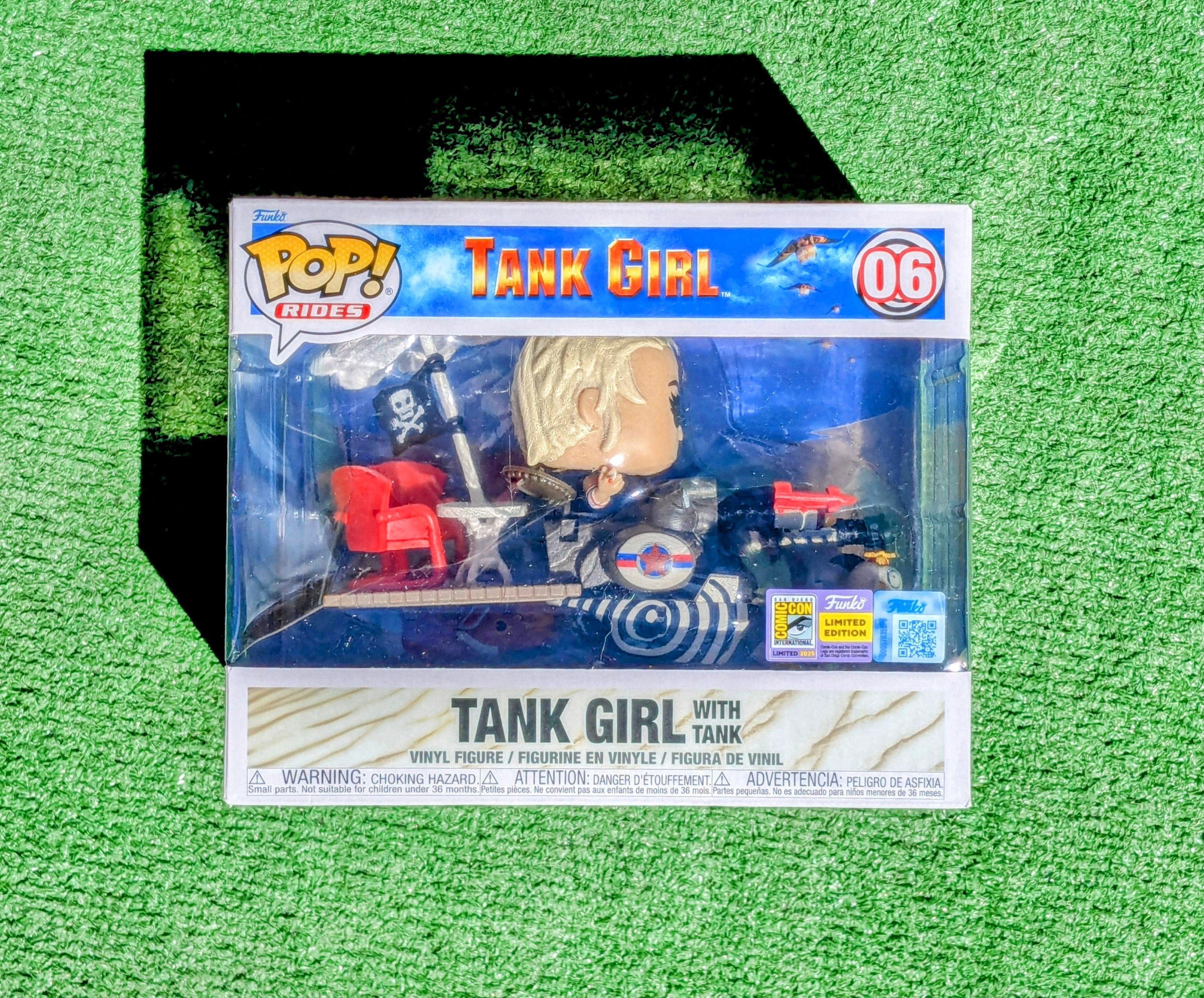 Universal Studios Tank Girl w/MKII Funko Pop!Rides Deluxe#06 SDCC Con Limited Size ONE SIZE - 3 Thumbnail