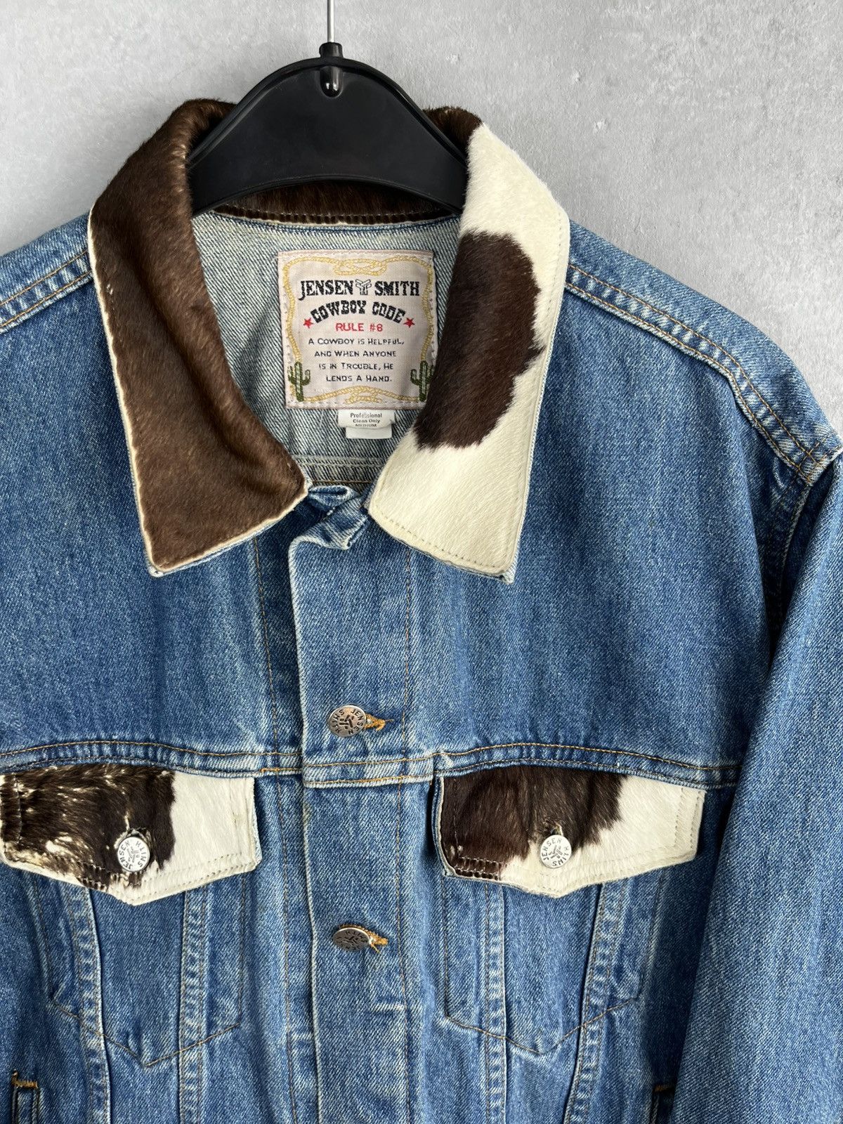 Vintage jensen smith cowboy 🤠 denim jacket vintage 90s made USA Size US M / EU 48-50 / 2 - 4 Thumbnail