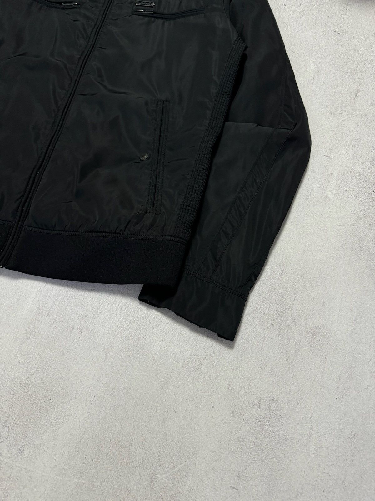 Diesel × Japanese Brand Vintage Diesel Jacket Windbreaker Black Avant-Garde Y2K 90s Size US L / EU 52-54 / 3 - 3 Thumbnail