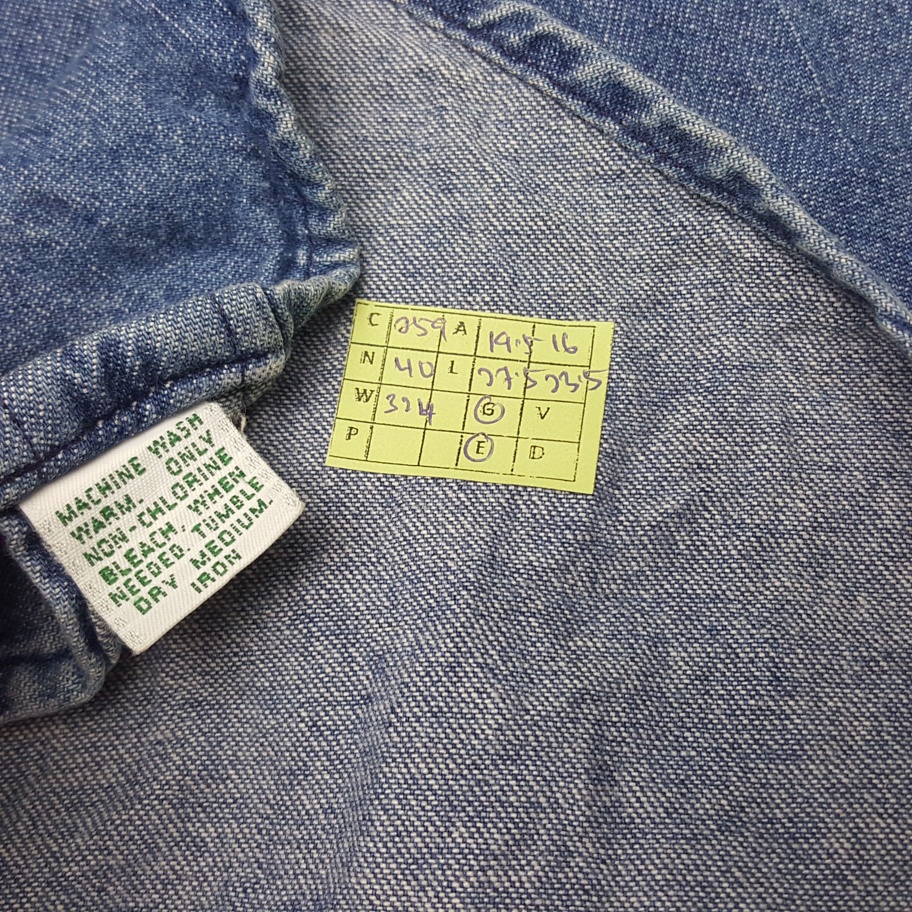Designer × Polo Ralph Lauren × Vintage Vintage Polo Ralph Lauren American Denim Shirt Button Up Size US M / EU 48-50 / 2 - 7 Thumbnail