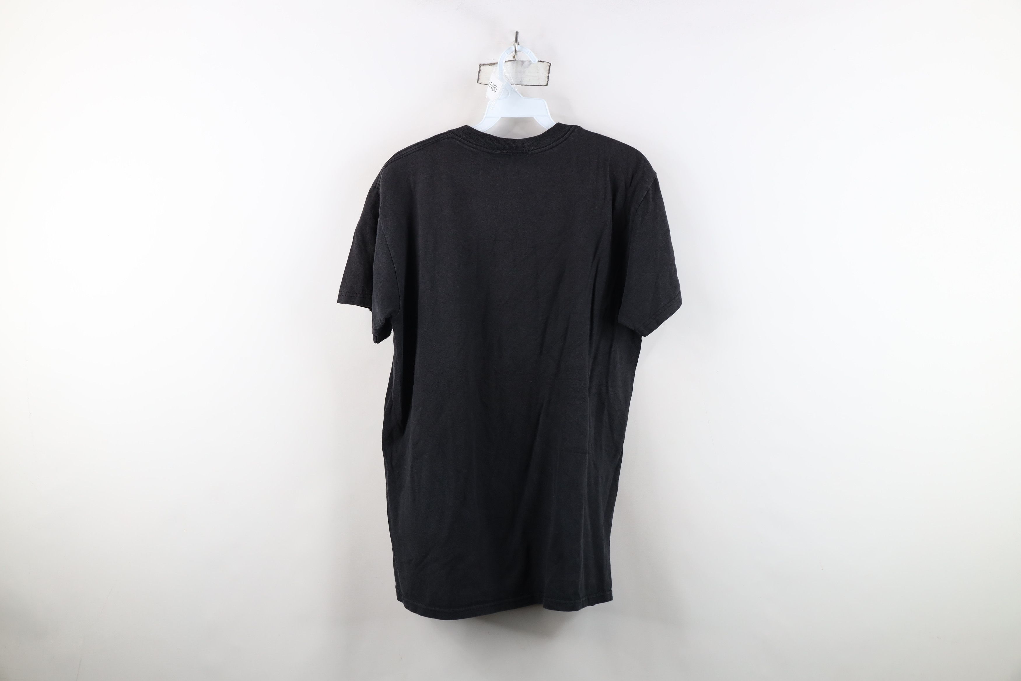 Vintage Vintage 90s Streetwear Big Cat Leopard Cheetah T-Shirt Black Size US M / EU 48-50 / 2 - 11 Thumbnail