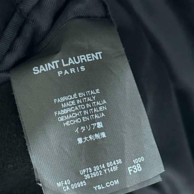 Saint Laurent Paris Saint Laurent Paris Woolen overcoat 2505-Nextarrow Size XS / US 0-2 / IT 36-38 - 5 Thumbnail