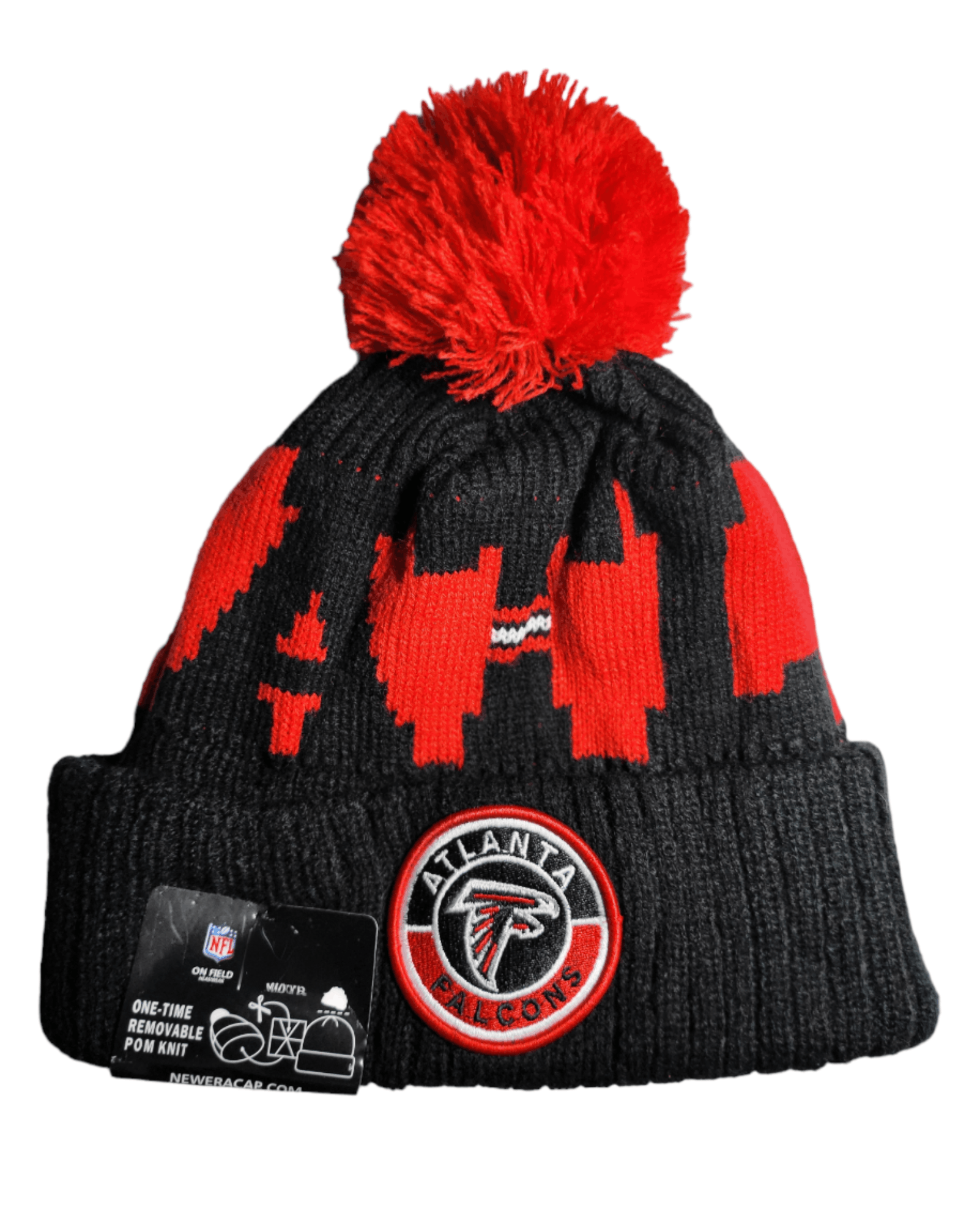 Other NWT Atlanta Falcons NFL Sports Knit Pom Beanie Fleece Lined Size ONE SIZE - 3 Thumbnail