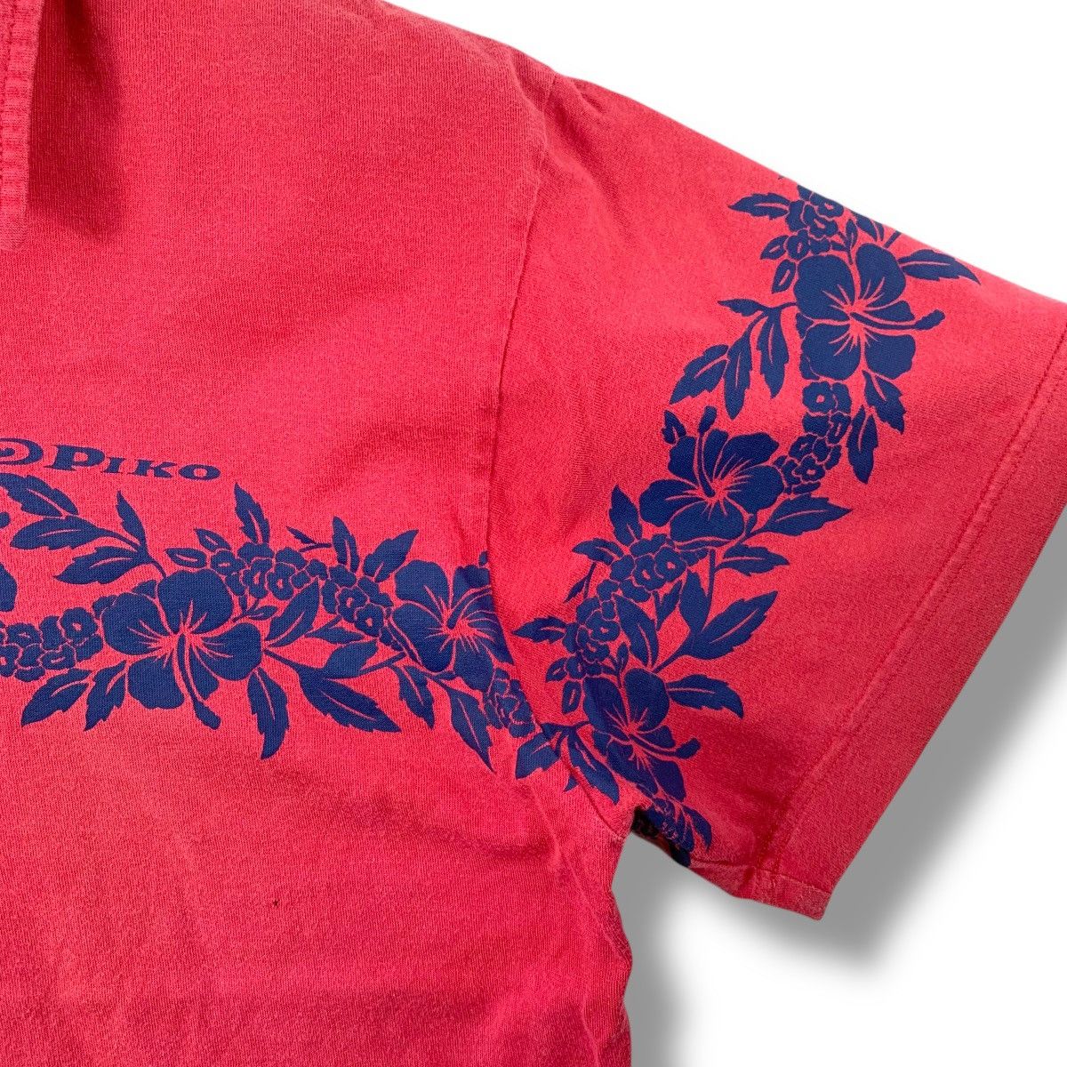 Vintage Vintage 90's PIKO Hawaiian Longboard Wear Surf Polo Shirt Size US L / EU 52-54 / 3 - 5 Thumbnail