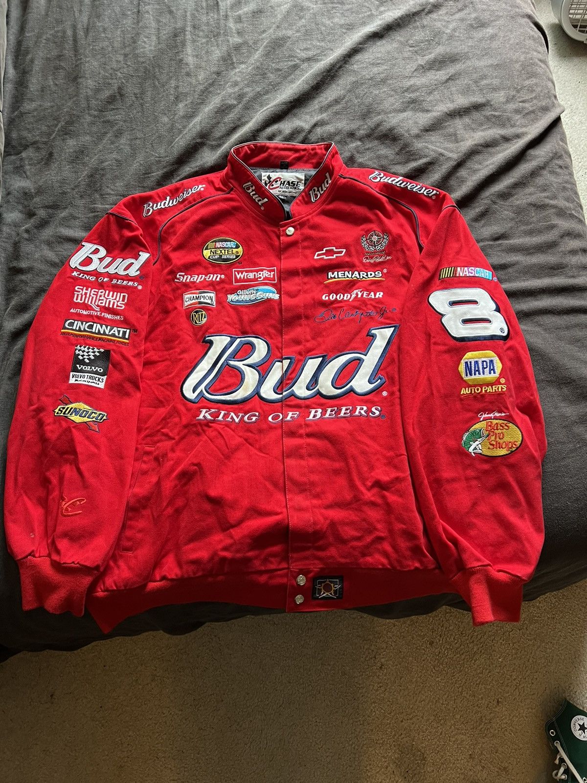 Budweiser × Jeff Hamilton Budweiser NASCAR race jacket by Jeff Hamilton Size US XXL / EU 58 / 5 - 1 Thumbnail