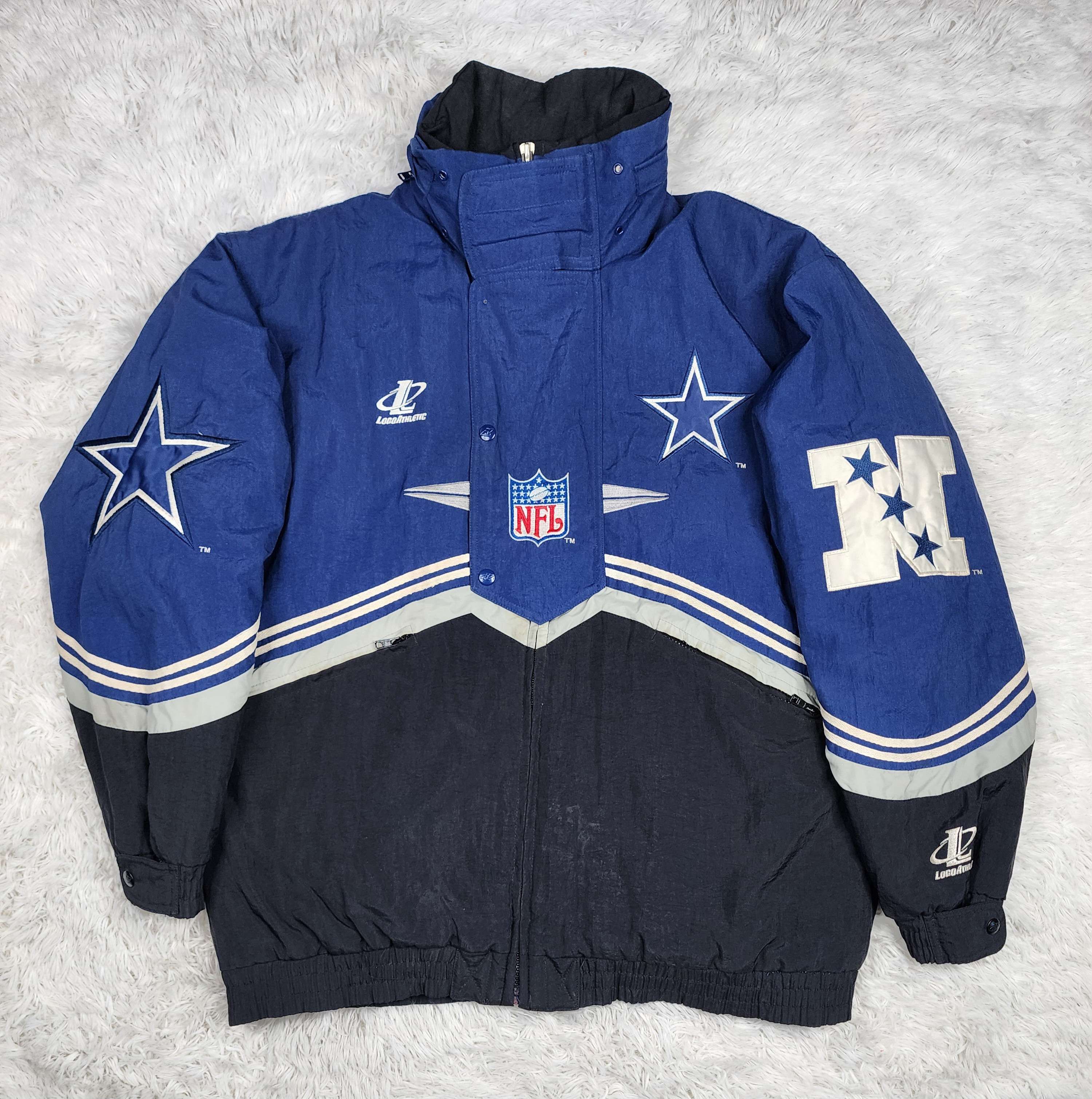 Vintage Dallas Cowboys Logo Athletic windbreaker jacket