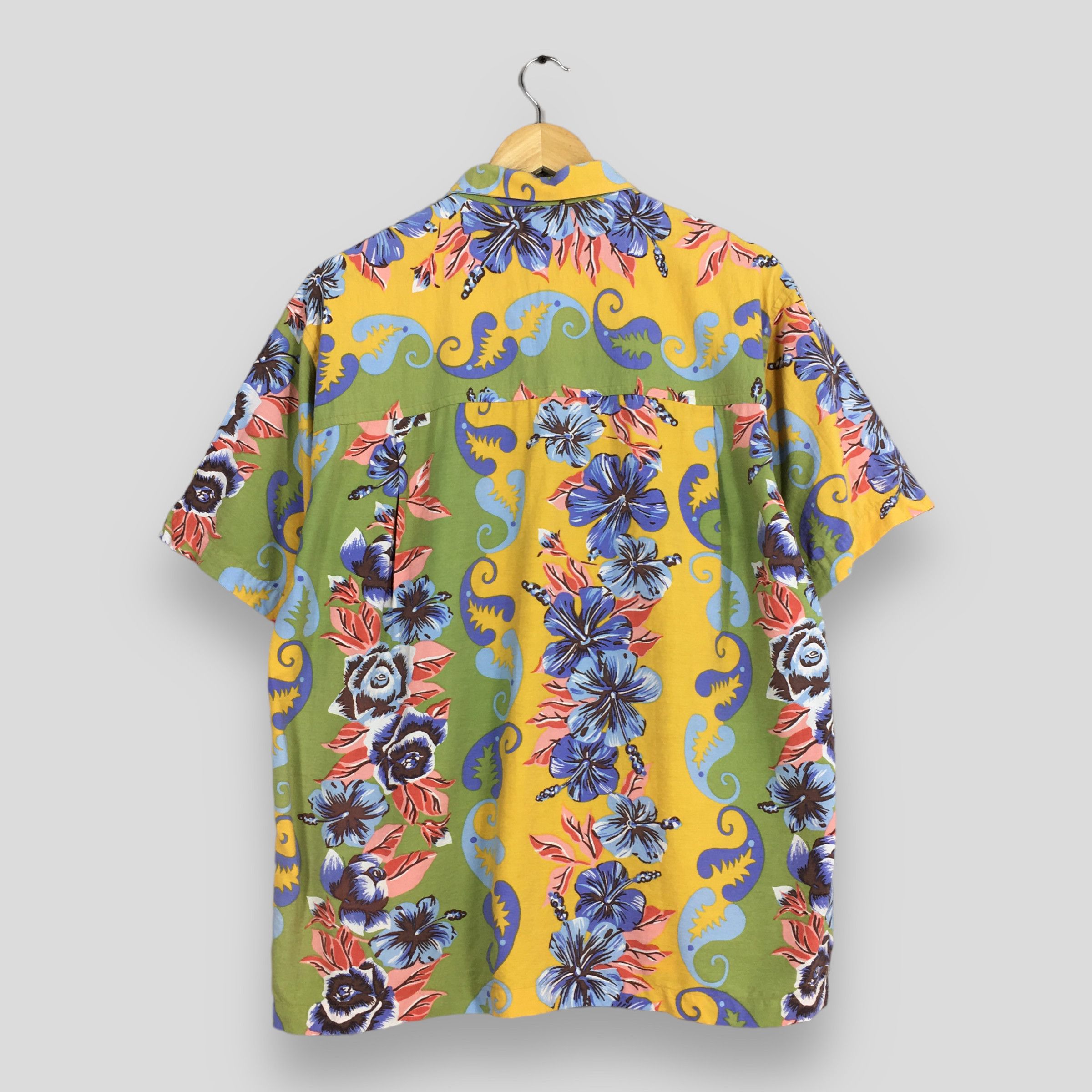 Vintage Vintage Flower Hibiscus Hawaiian Aloha Wear Shirt Medium Size US M / EU 48-50 / 2 - 7 Thumbnail
