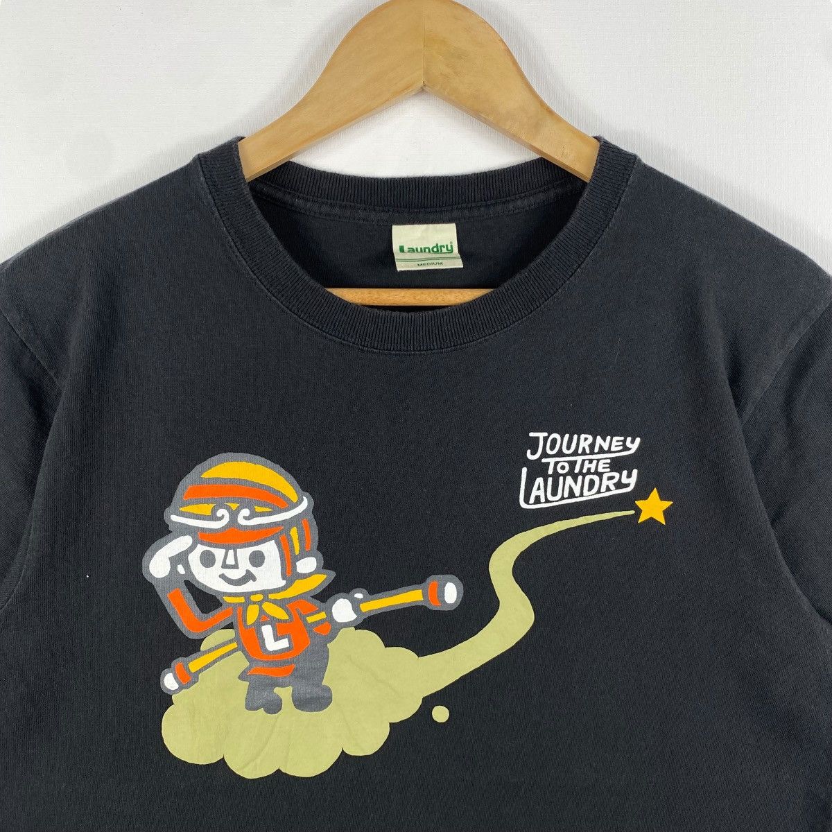 Japanese Brand Journey To The Laundry By LAUNDRY JAPAN Graphic Tee Shirt Size US M / EU 48-50 / 2 - 2 Thumbnail