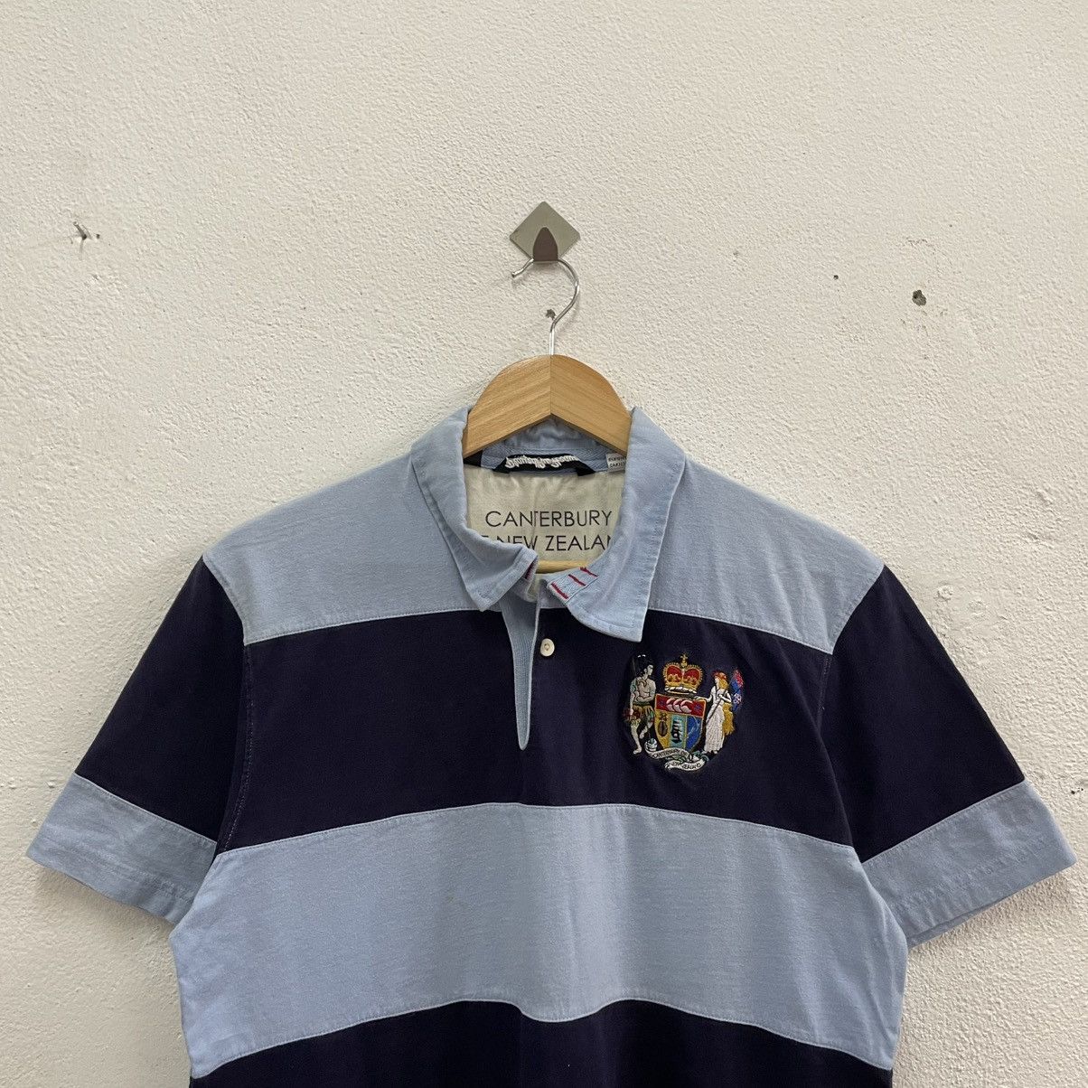 Canterbury of New Zealand 🔥Vintage Canterbury Of New Zealand Stripe Polos Rugby Shirts Size US M / EU 48-50 / 2 - 4 Thumbnail