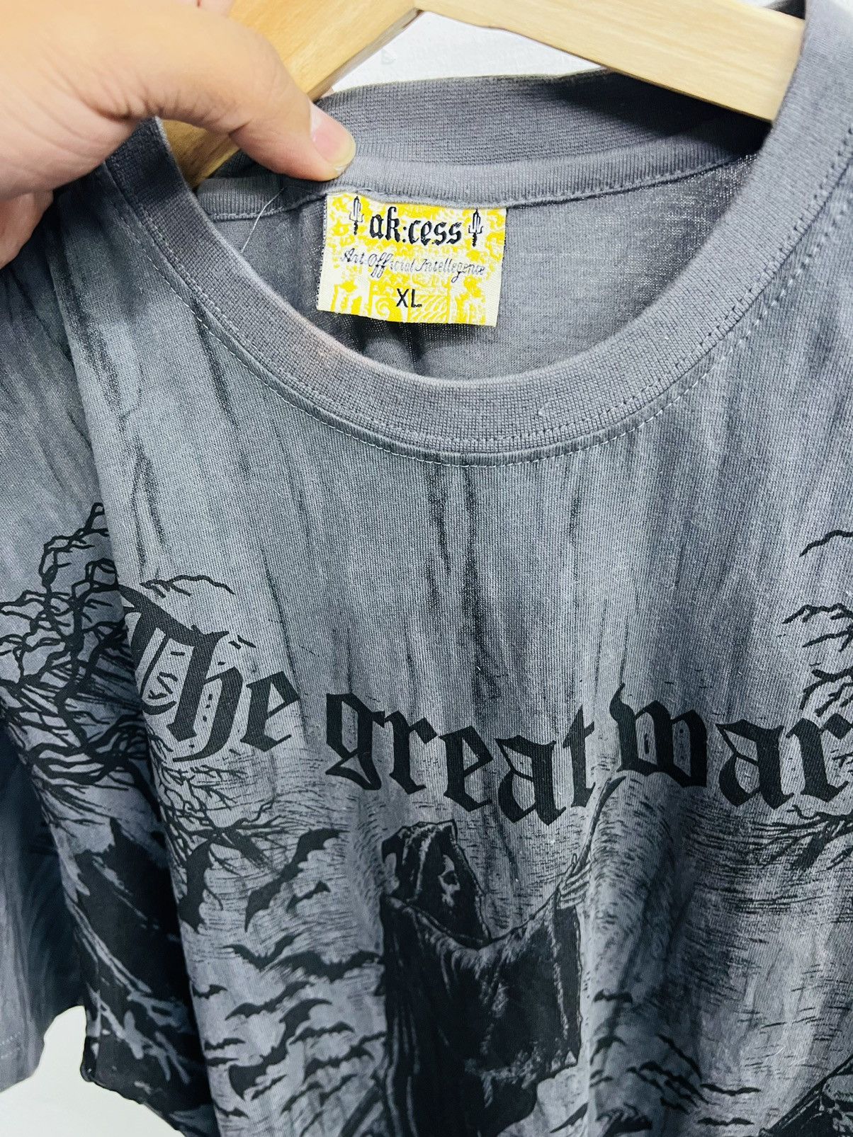 Affliction × Tapout Rare Y2K Skull Cross The Great Warrior Tee Affliction Style Size US XL / EU 56 / 4 - 9 Thumbnail