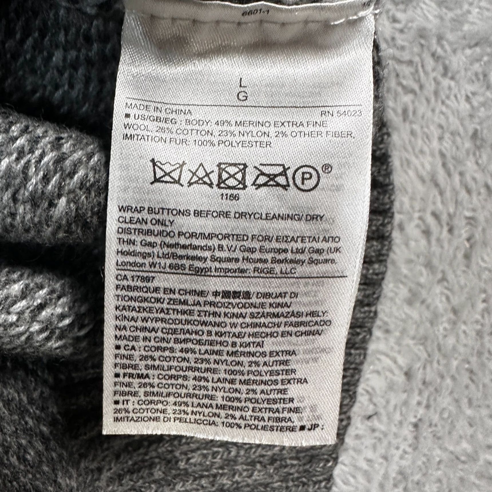 Banana Republic Banana Republic Sweater Mens XL Merino Wool Gray PullOver Pullover Knit All Seasons Casual Travel Classic Outdoor Preppy Mens XL Gray Size US XL / EU 56 / 4 - 5 Thumbnail