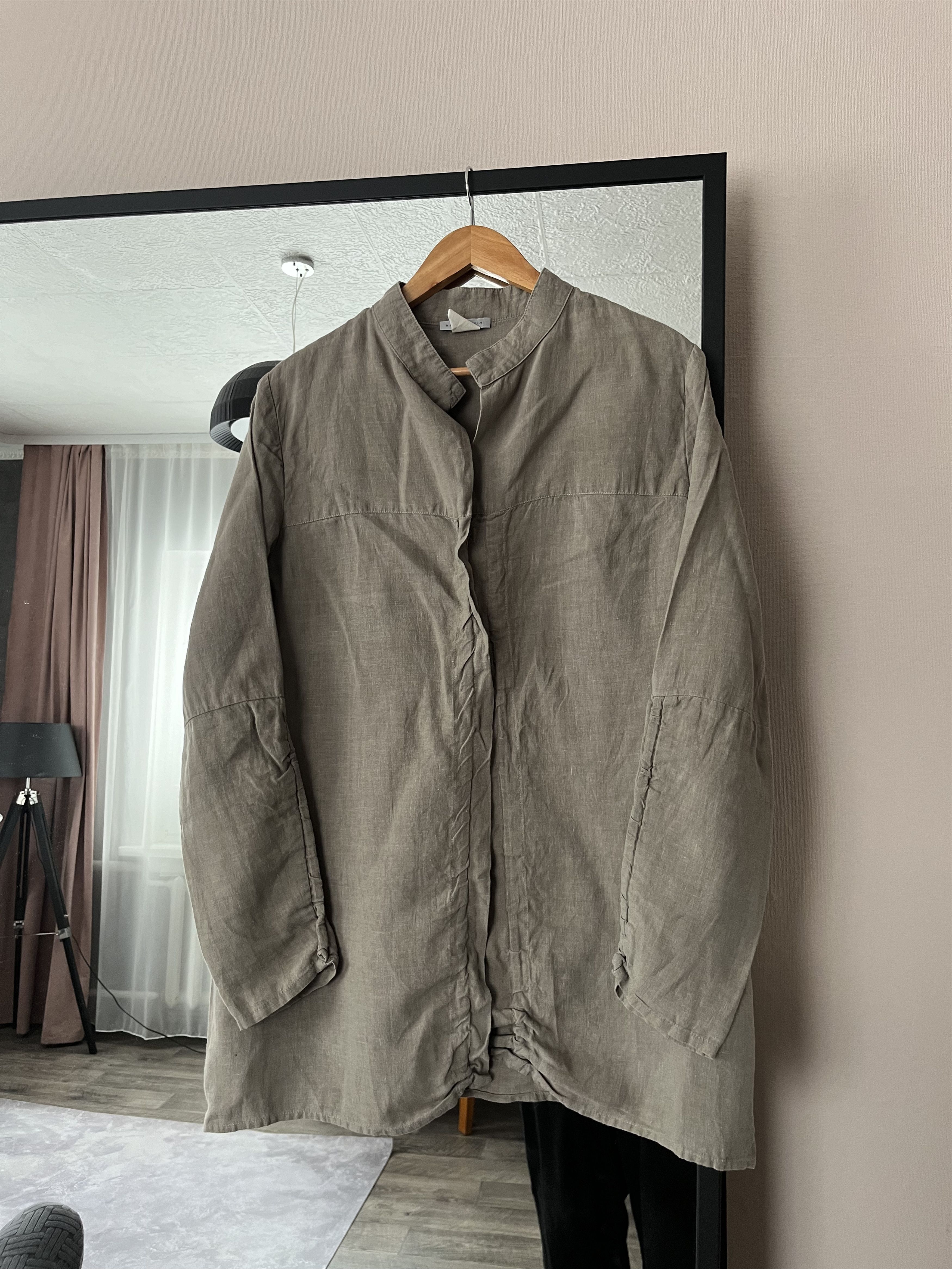 Sarah Pacini SARAH PACINI Linen Long Sleeve Italy Jacket Shirt Size 2 Size M / US 6-8 / IT 42-44 - 6 Thumbnail