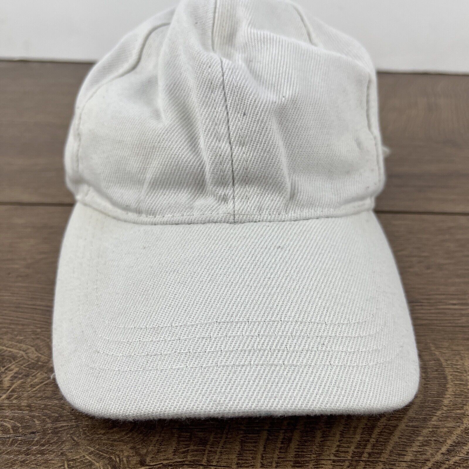 Other White Baseball Hat Adjustable Adult Size Hat Cap Size ONE SIZE - 4 Thumbnail