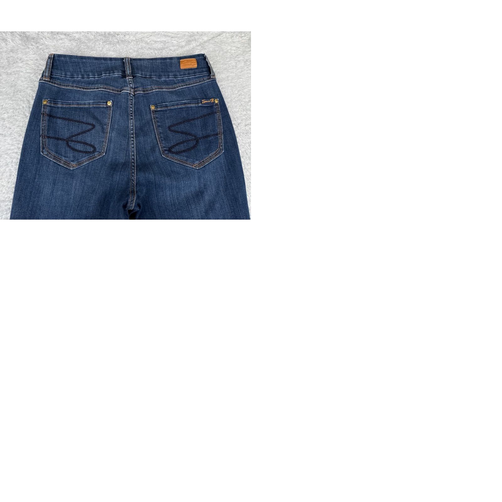 Vintage Seven7 Jeans Women 8 Blue Denim Tummyless High Rise Skinny Cotton Blend 28x28 Jeans Women 8 Blue Denim Skinny 28x28 Size 30" / US 8 / IT 44 - 10 Thumbnail