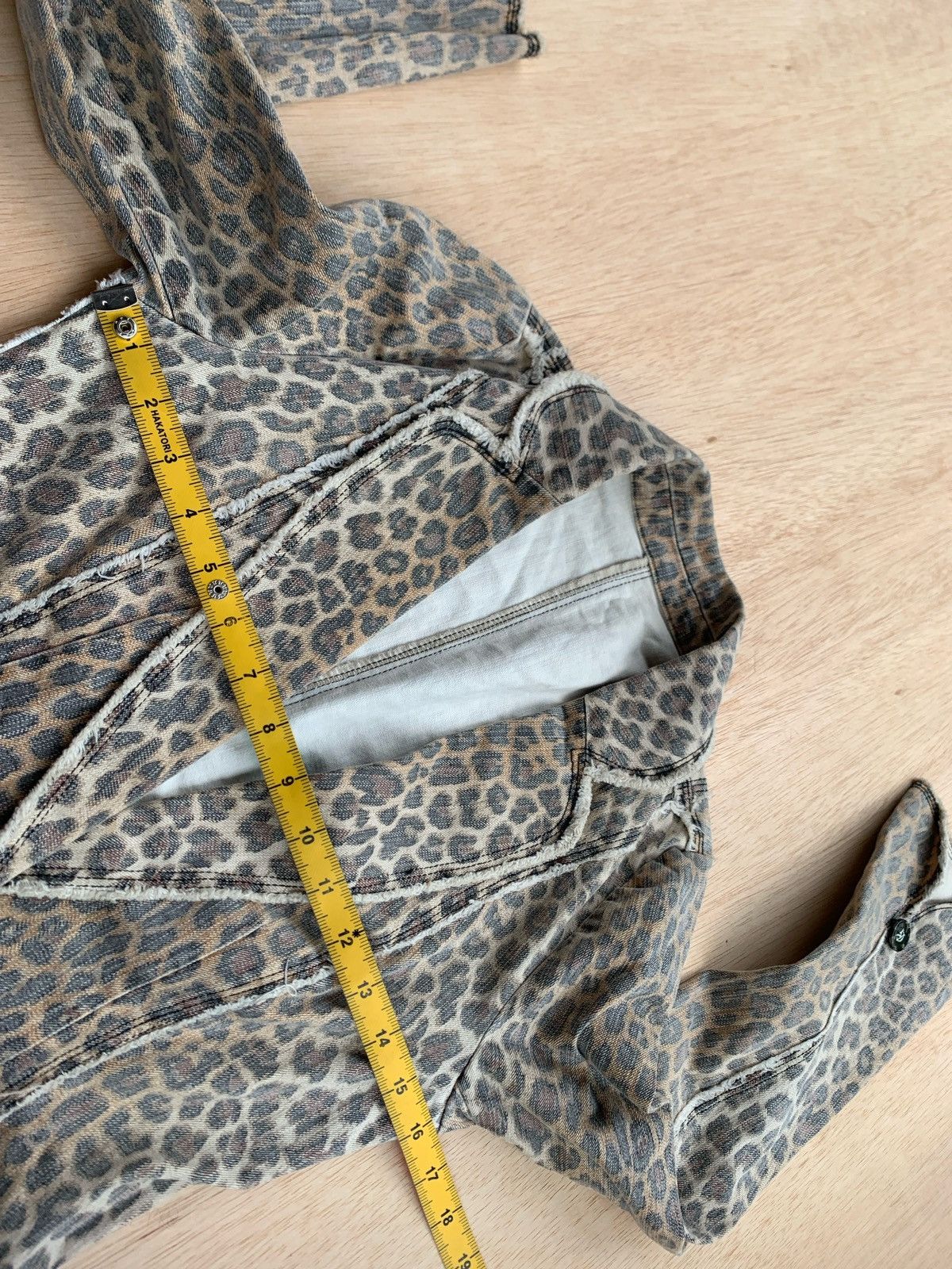20471120 Vintage Leopard Blazer Ifsixwasnine Punk Style Size M / US 6-8 / IT 42-44 - 9 Thumbnail