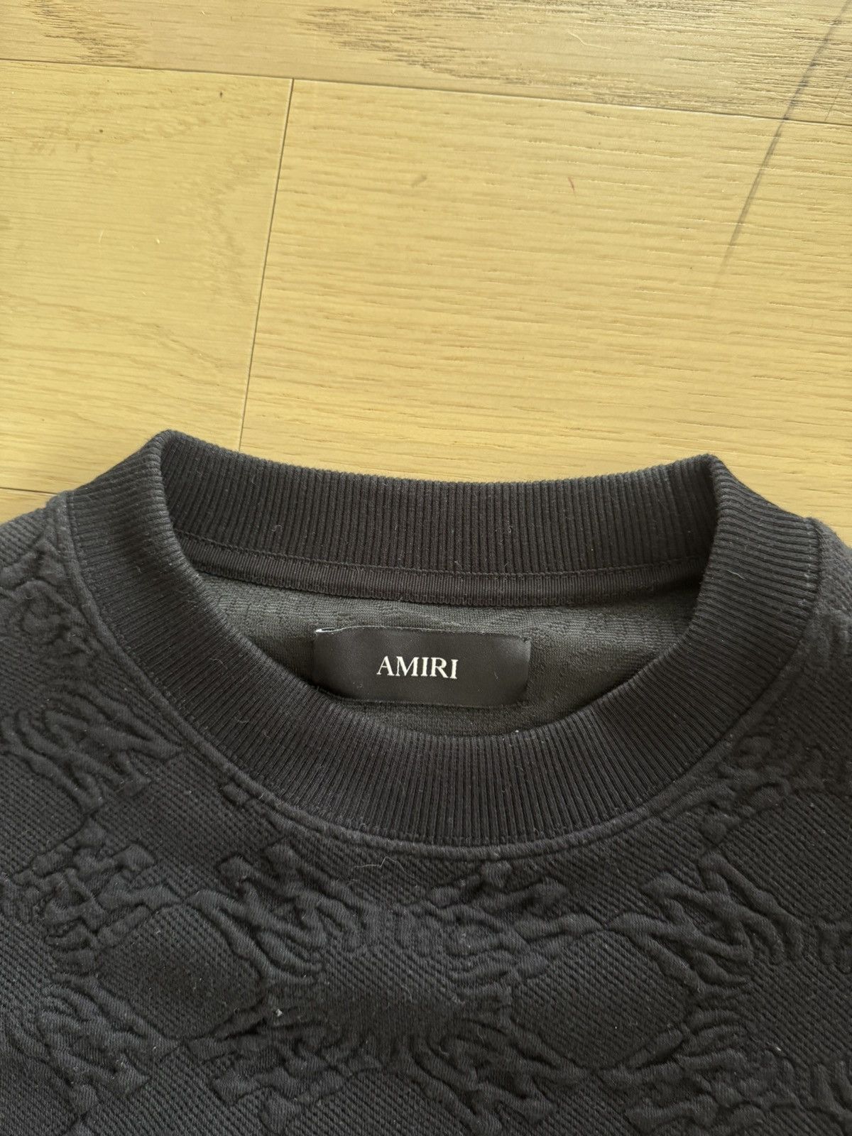 Amiri Amiri MA Quad Jacquard Crewneck Sweatshirt Size US L / EU 52-54 / 3 - 3 Thumbnail