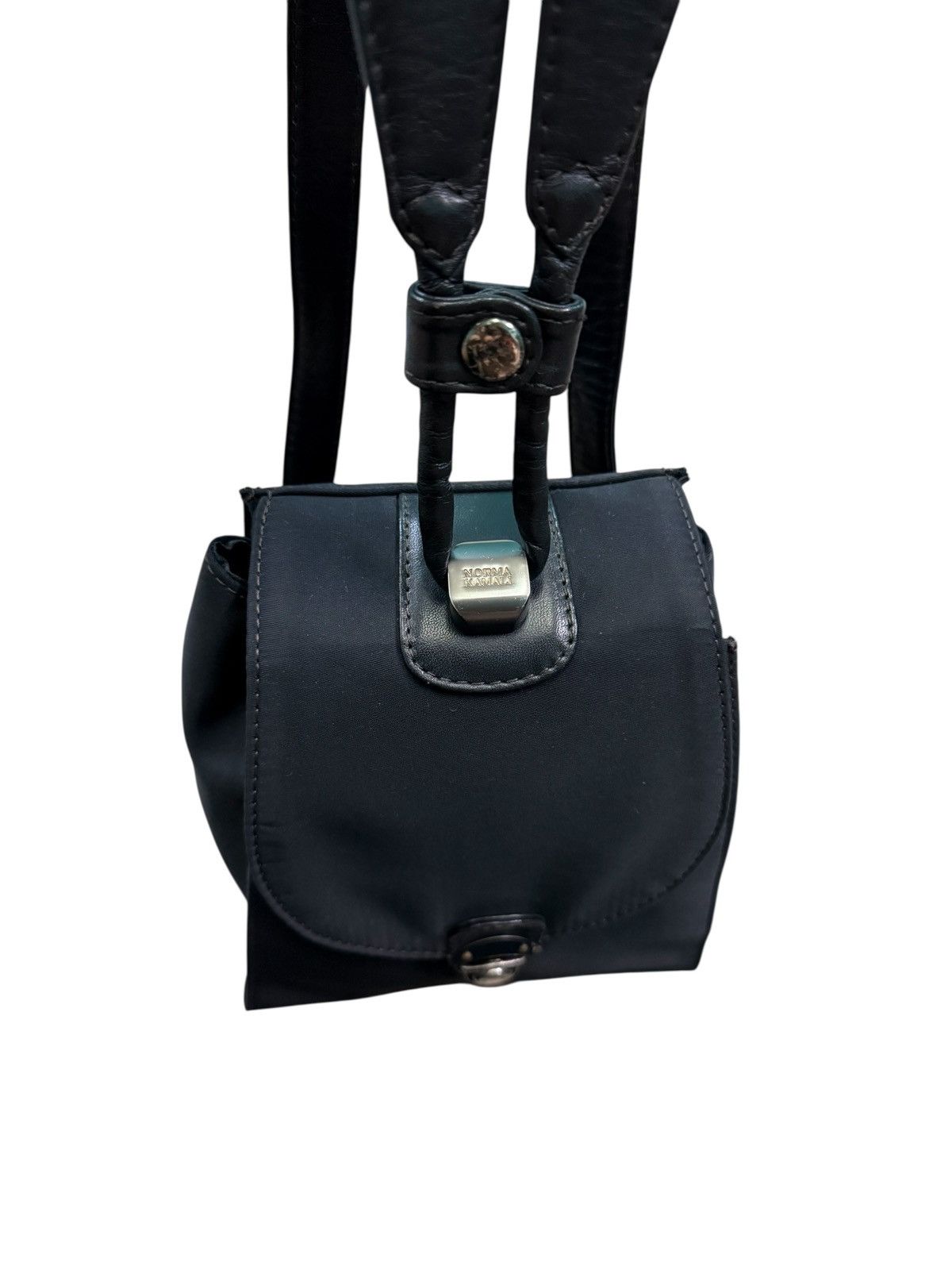 Norma Kamali VINTAGE NORMA KAMALI MINI BACKPACK Size ONE SIZE - 8 Thumbnail