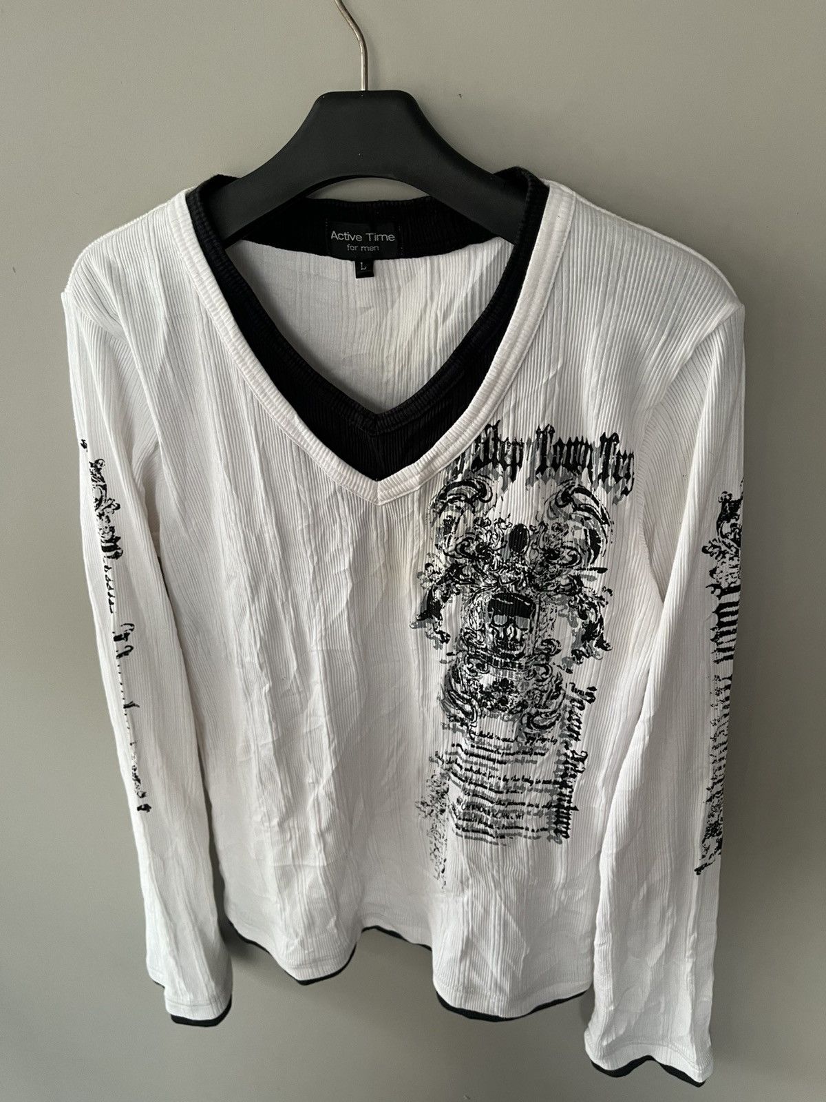 If Six Was Nine JAPANESE ACTIVE TIME POEM GOTHIC PUNK STYLE LONG SLEEVE Size US M / EU 48-50 / 2 - 4 Thumbnail