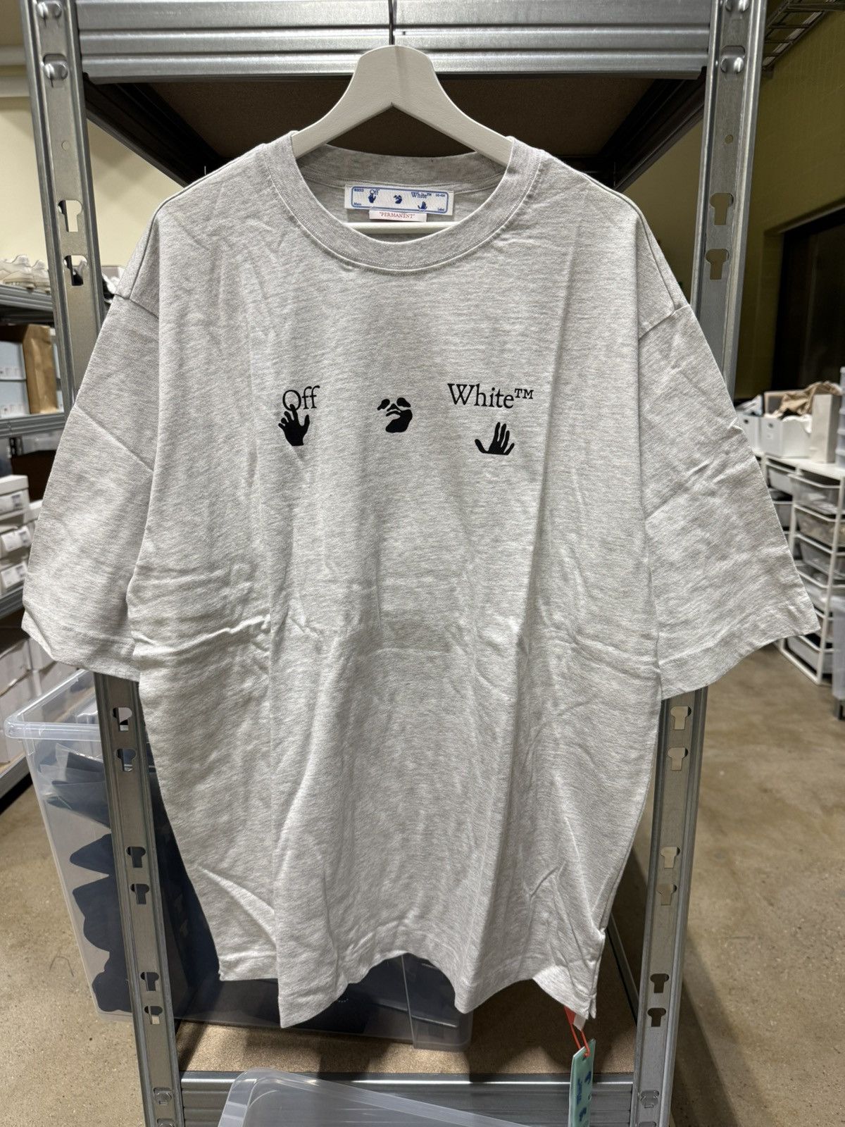 Off-White Off-White Big Ow Logo T-Shirt NEW Size US XL / EU 56 / 4 - 1 Thumbnail