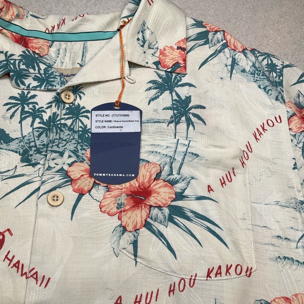 Tommy Bahama Tommy Bahama Hibiscus Scenic Camp Shirt Medium 100% Silk NWT Size US M / EU 48-50 / 2 - 3 Thumbnail