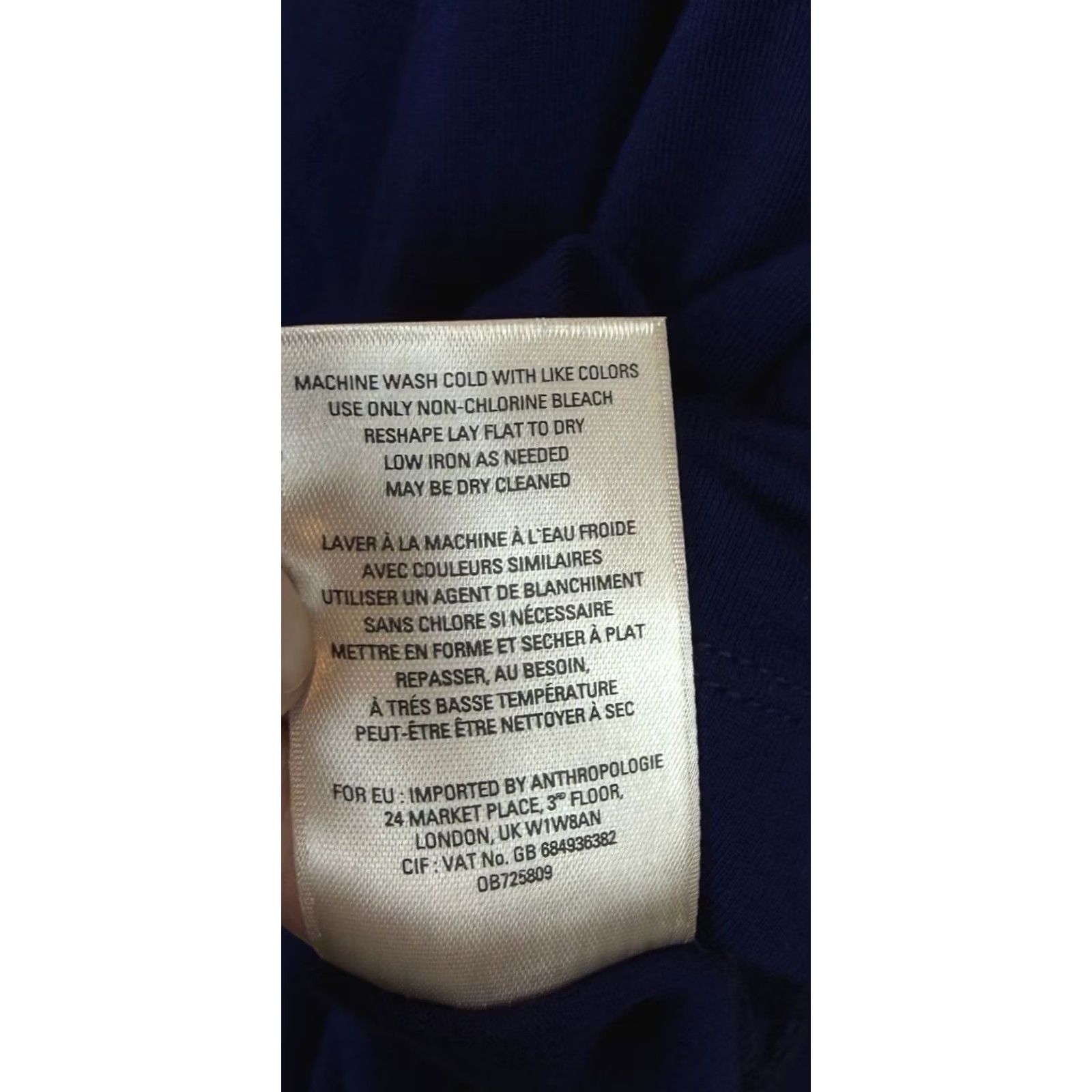 Anthropologie Anthropologie Maeve Knit Midi Skirt Womens XS Navy Blue Pencil Office Career Size 36" / US 14 / IT 50 - 8 Thumbnail