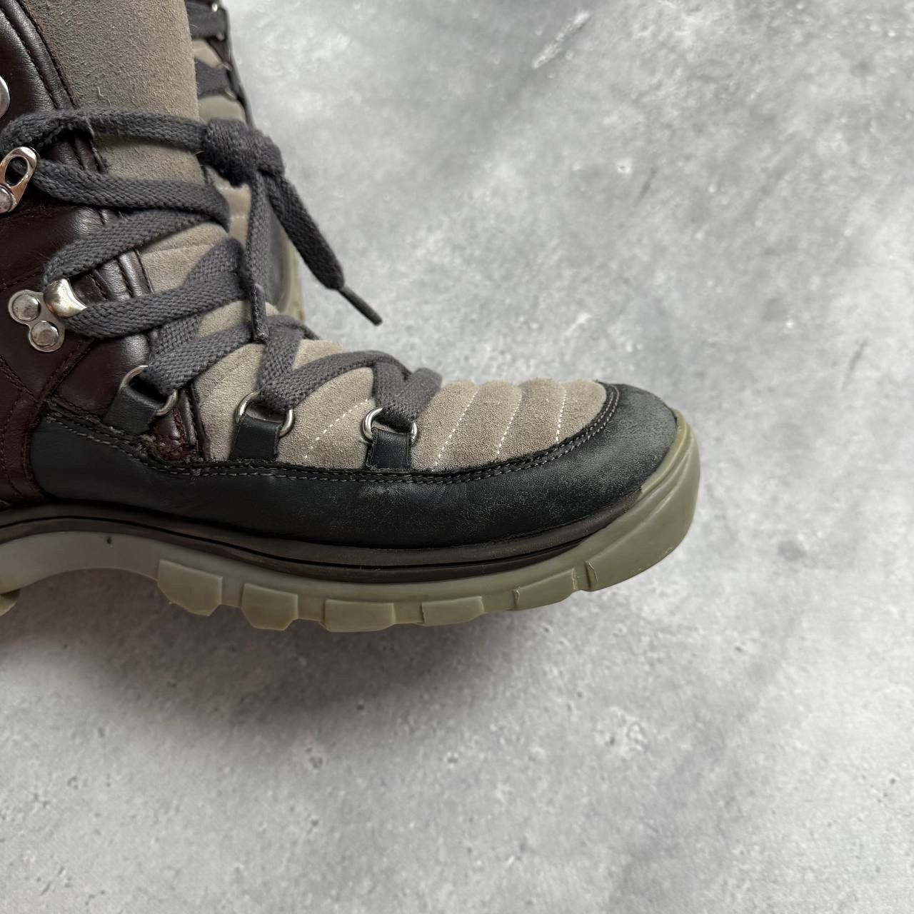 Dolce & Gabbana Dolce & Gabbana DG RTW F/W 2010 Apres Ski Boots Gray/ Brown Size US 10 / EU 43 - 11 Thumbnail