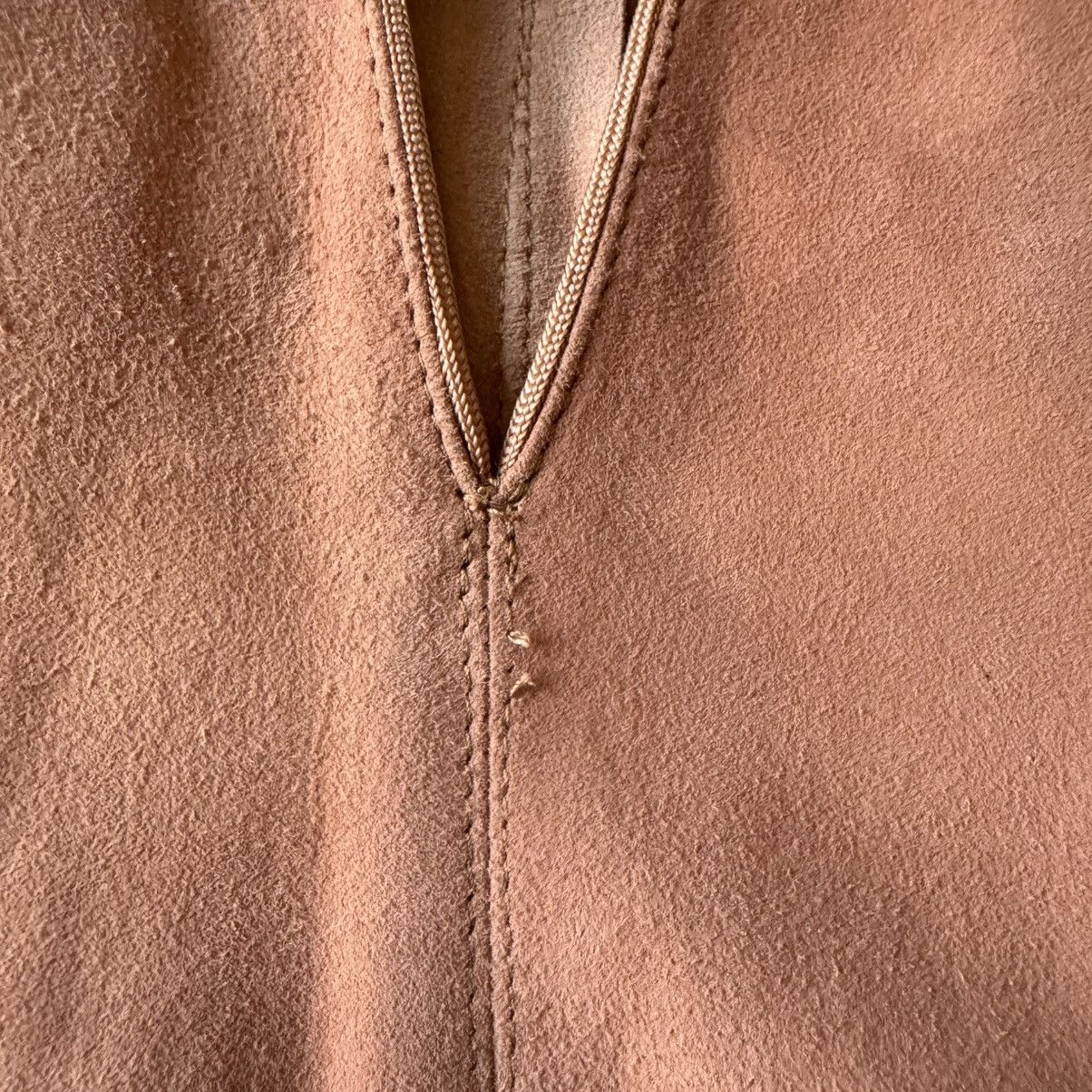Calvin Klein CALVIN KLEIN Vintage 70s Pink Suede Top M 6 8 Boho 60s Size M / US 6-8 / IT 42-44 - 8 Thumbnail