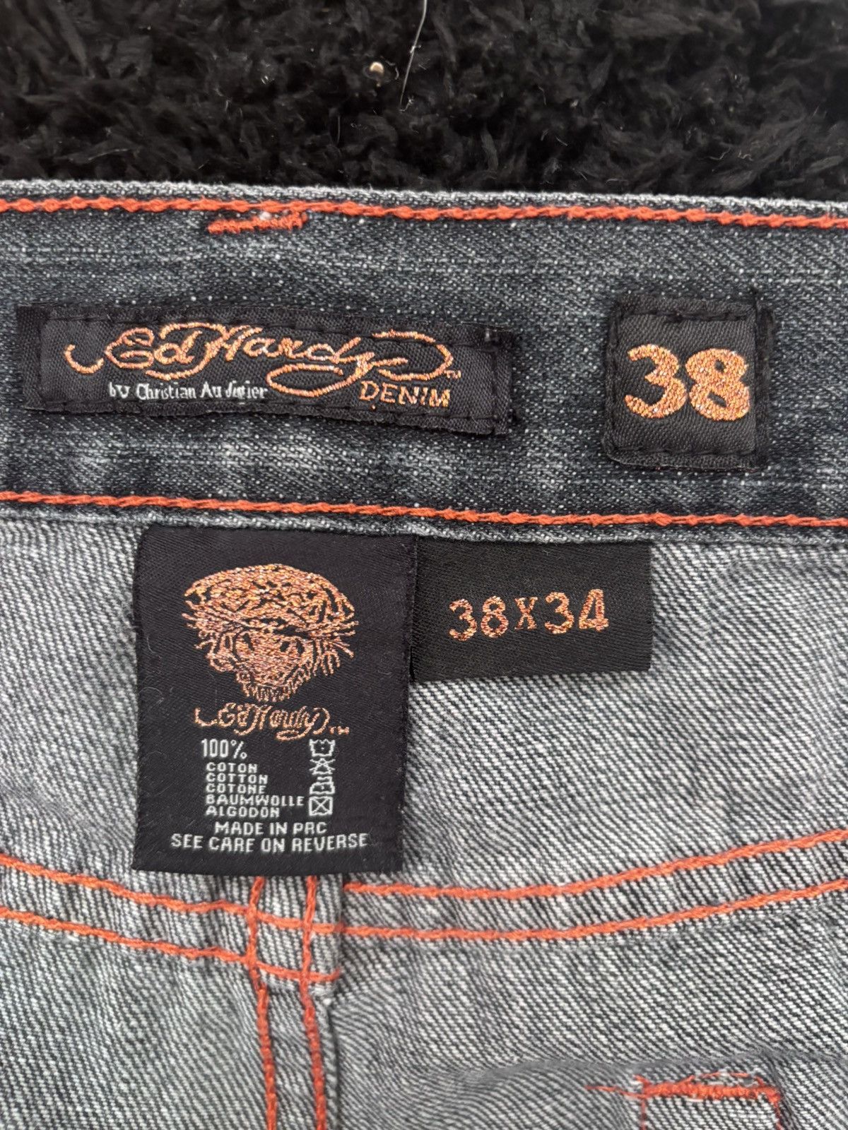 Ed Hardy Vinatge Mens Ed Hardy denim jeans Size US 38 / EU 54 - 5 Thumbnail