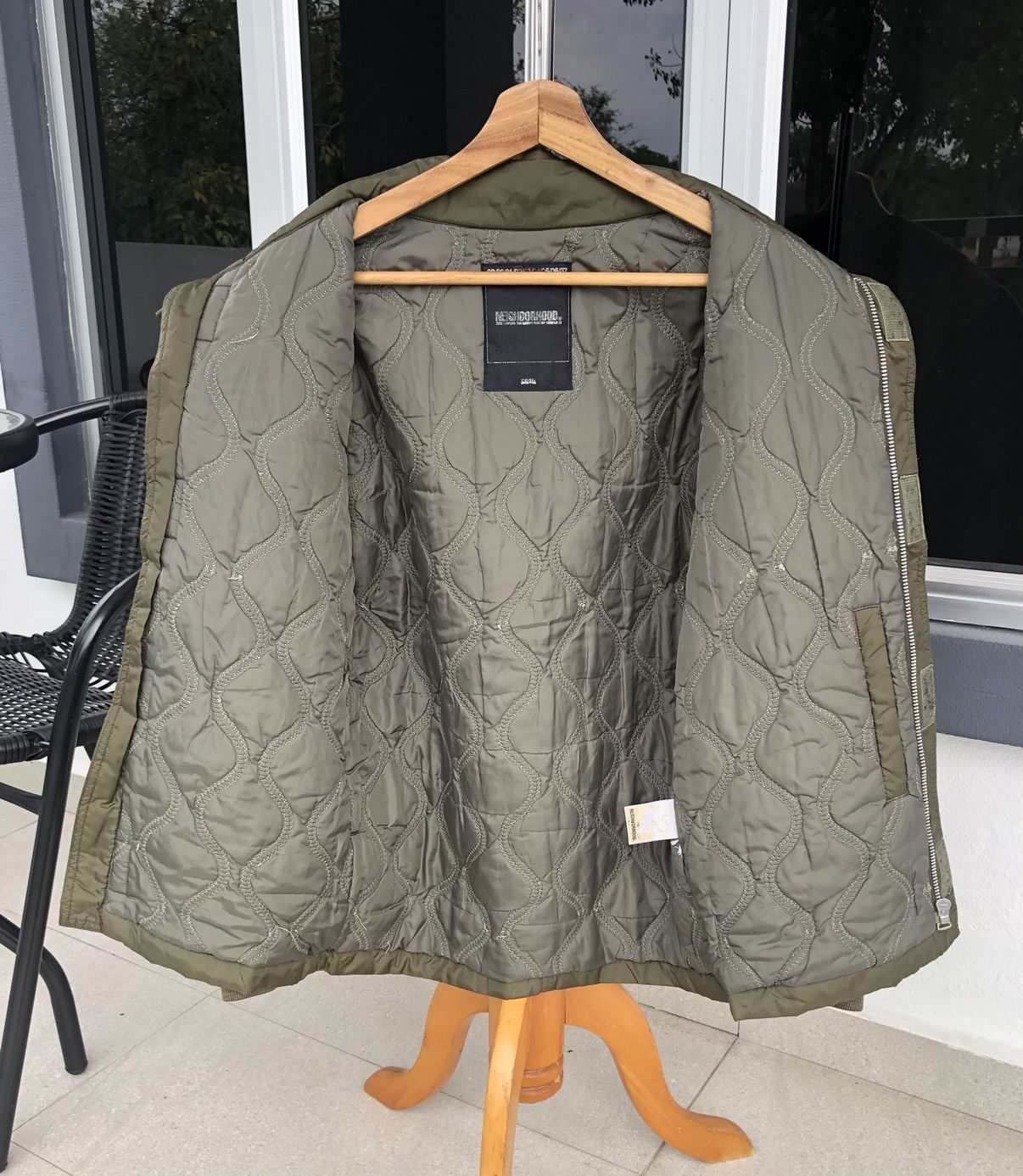 Neighborhood Vintage 02 Neighborhood Multi Zipper Military Quilted Jacket Size US S / EU 44-46 / 1 - 19 Thumbnail