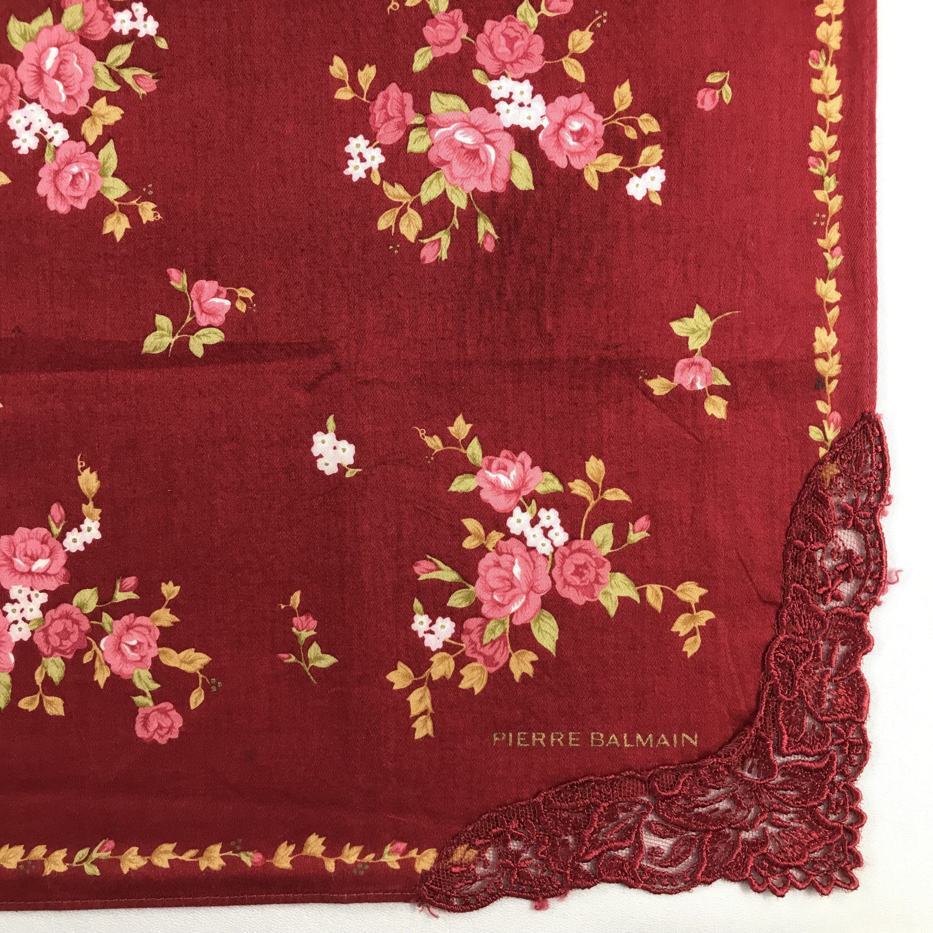 Pierre Balmain Pierre Balmain Handkerchief / Bandana / Neckerchief C567 Size ONE SIZE - 3 Thumbnail