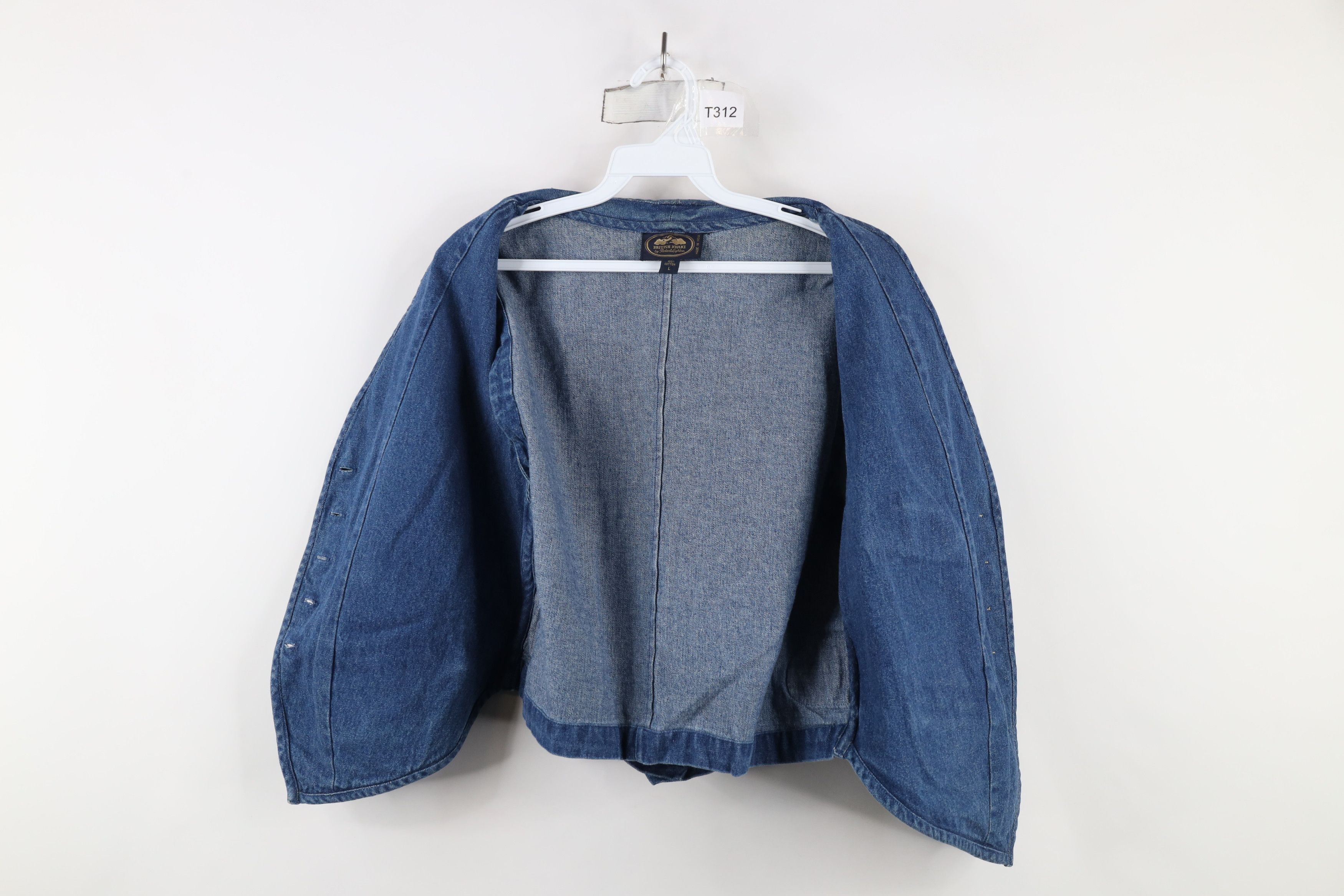 Vintage Vintage 90s Streetwear Button Back Denim Jean Vest Jacket Size L / US 10 / IT 46 - 10 Thumbnail