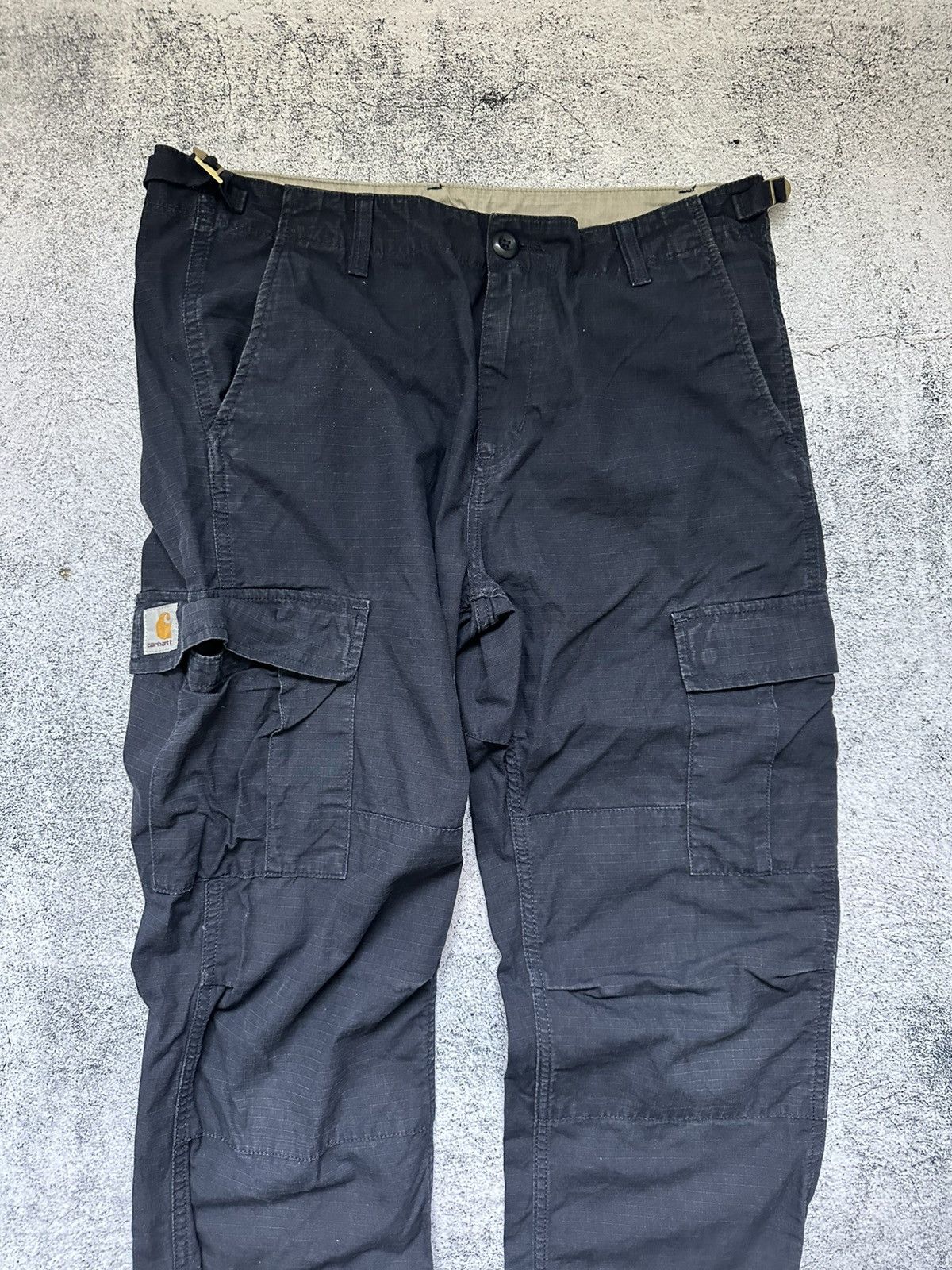 Carhartt Carhartt Cargo Aviation Blue Pants 33x34 Fit Size US 33 - 3 Thumbnail