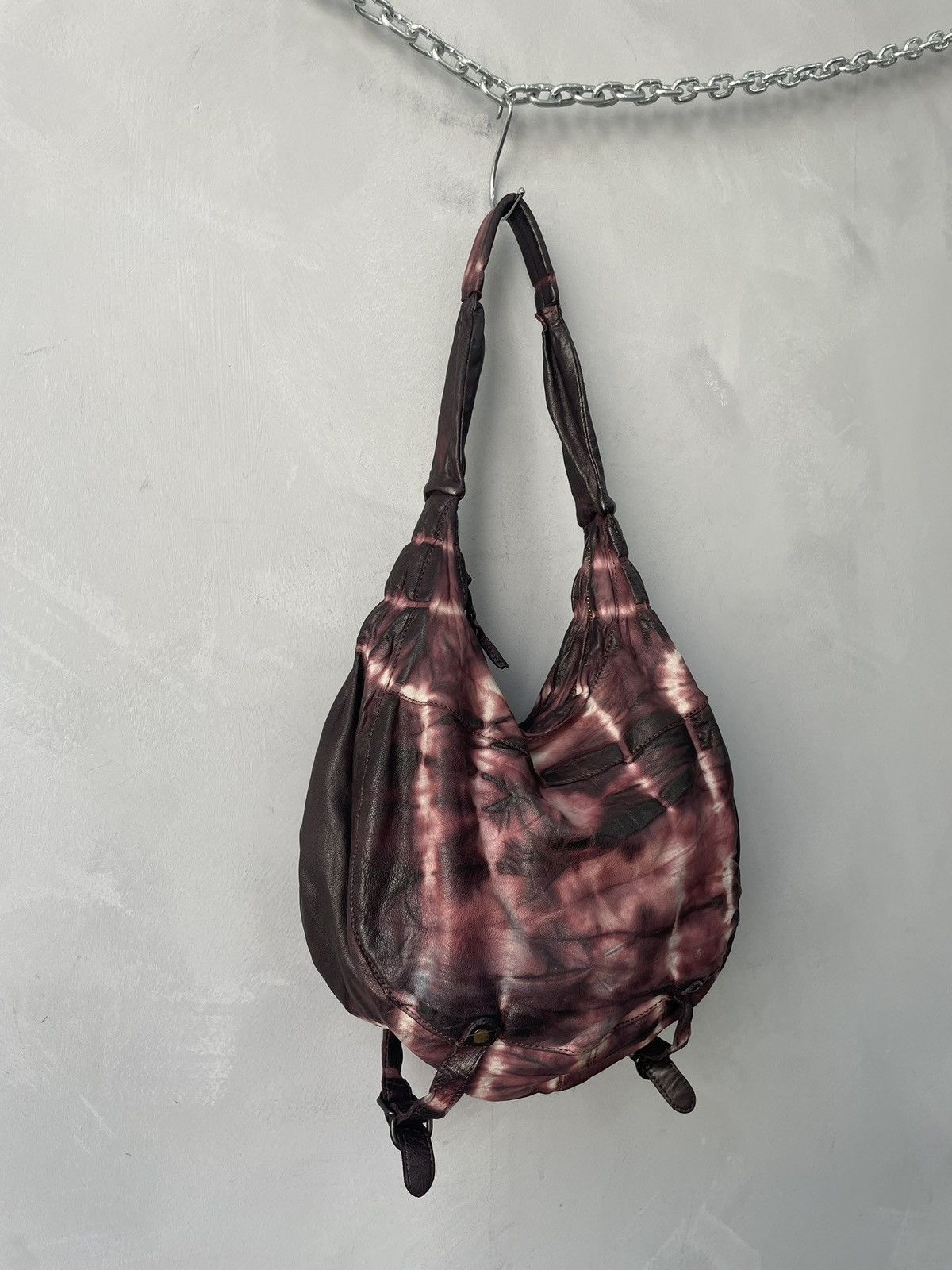Allsaints All Saints leather avant garde multipocket rare bag Size ONE SIZE - 4 Thumbnail