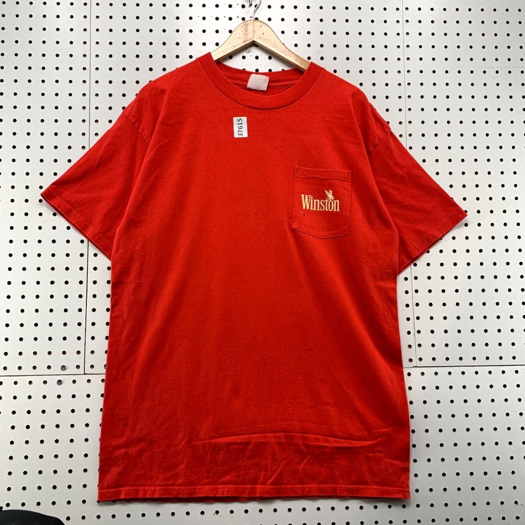Vintage VINTAGE Winston Pocket Shirt Mens Large Red Eagle Single Stitch Cigg TEE Size US L / EU 52-54 / 3 - 2 Thumbnail