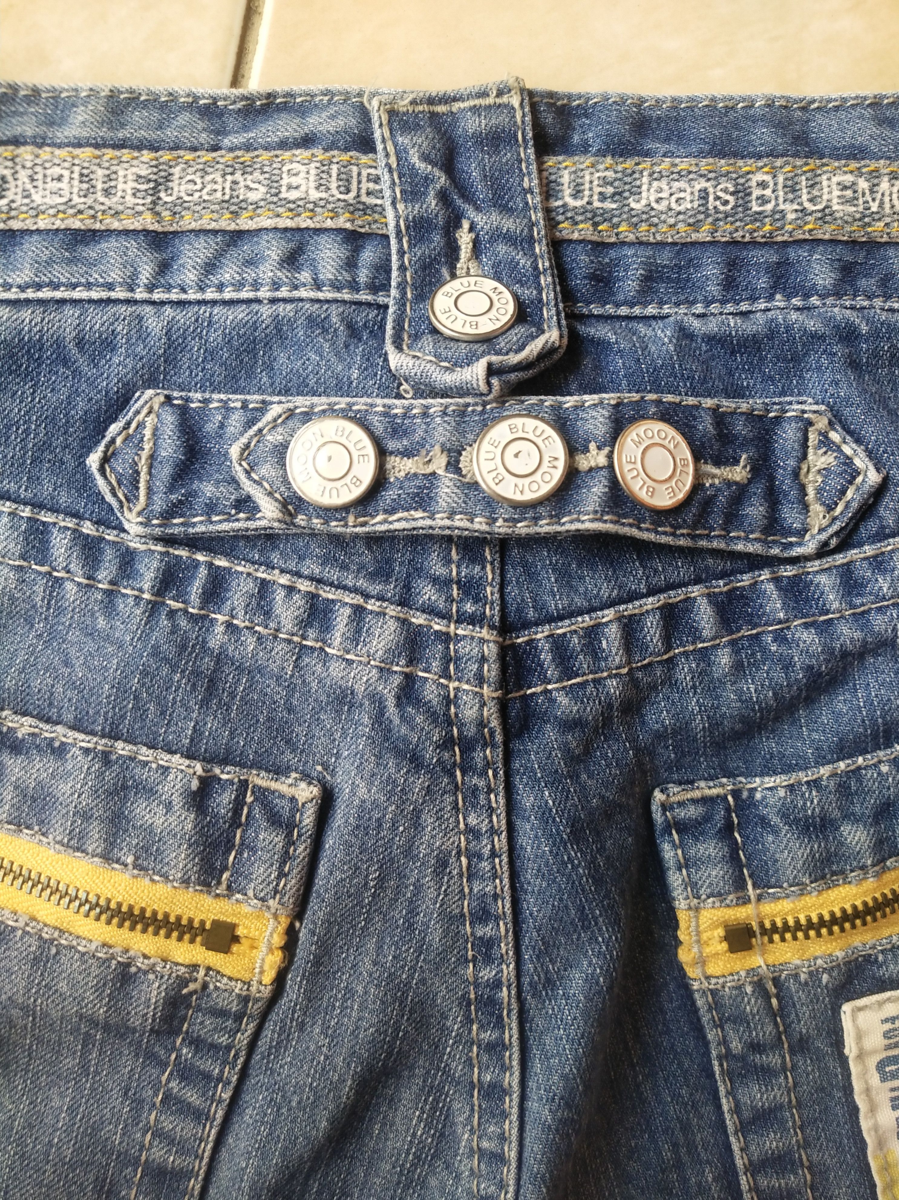 Japanese Brand Blue Moon Blue BMJ Jeans Y2K Denim Shorts Japan Harajuku Size 27" / US 4 / IT 40 - 2 Thumbnail