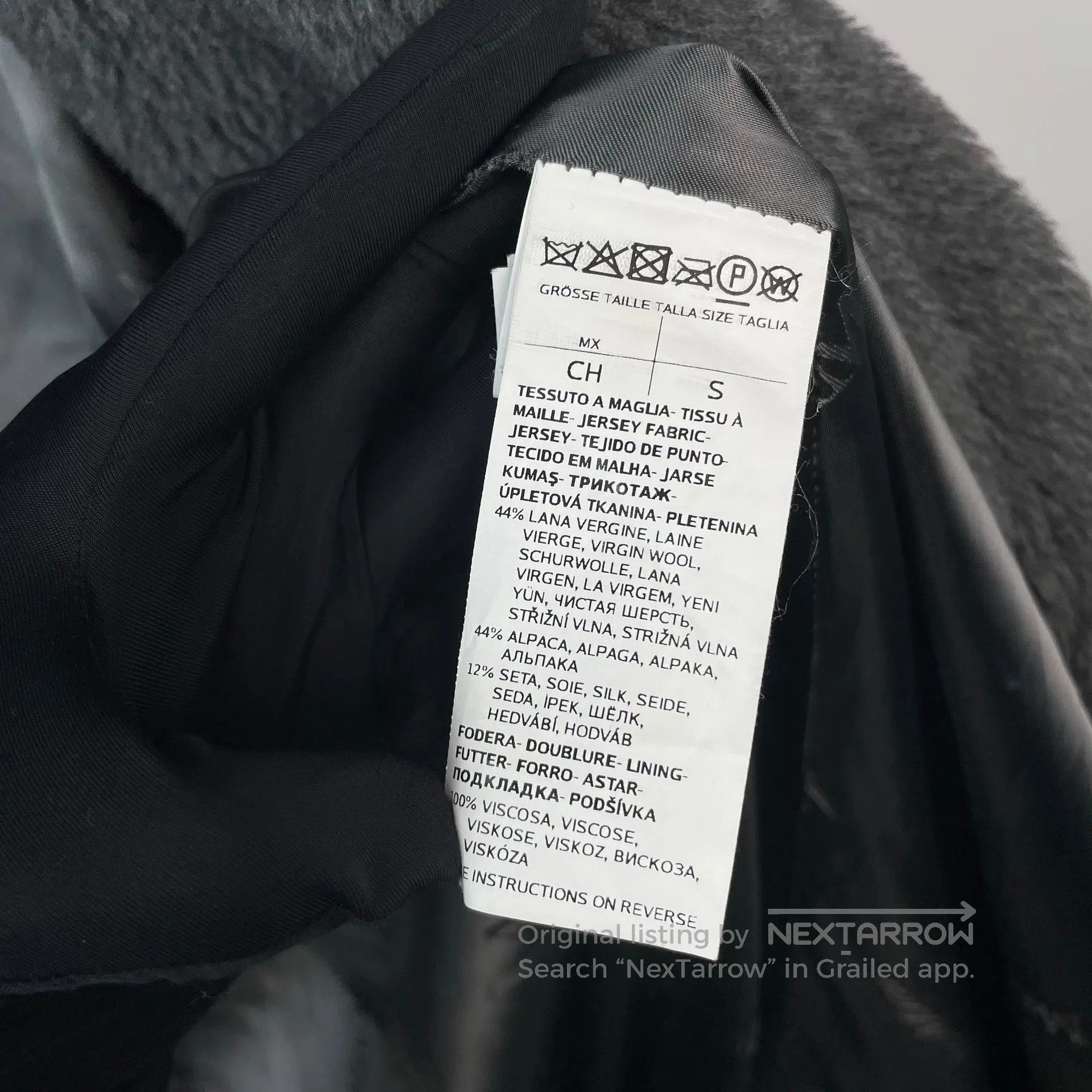 Max Mara Max Mara Dark Grey Teddy Series Teddy Bear Coat| Size S / US 4 / IT 40 - 6 Thumbnail