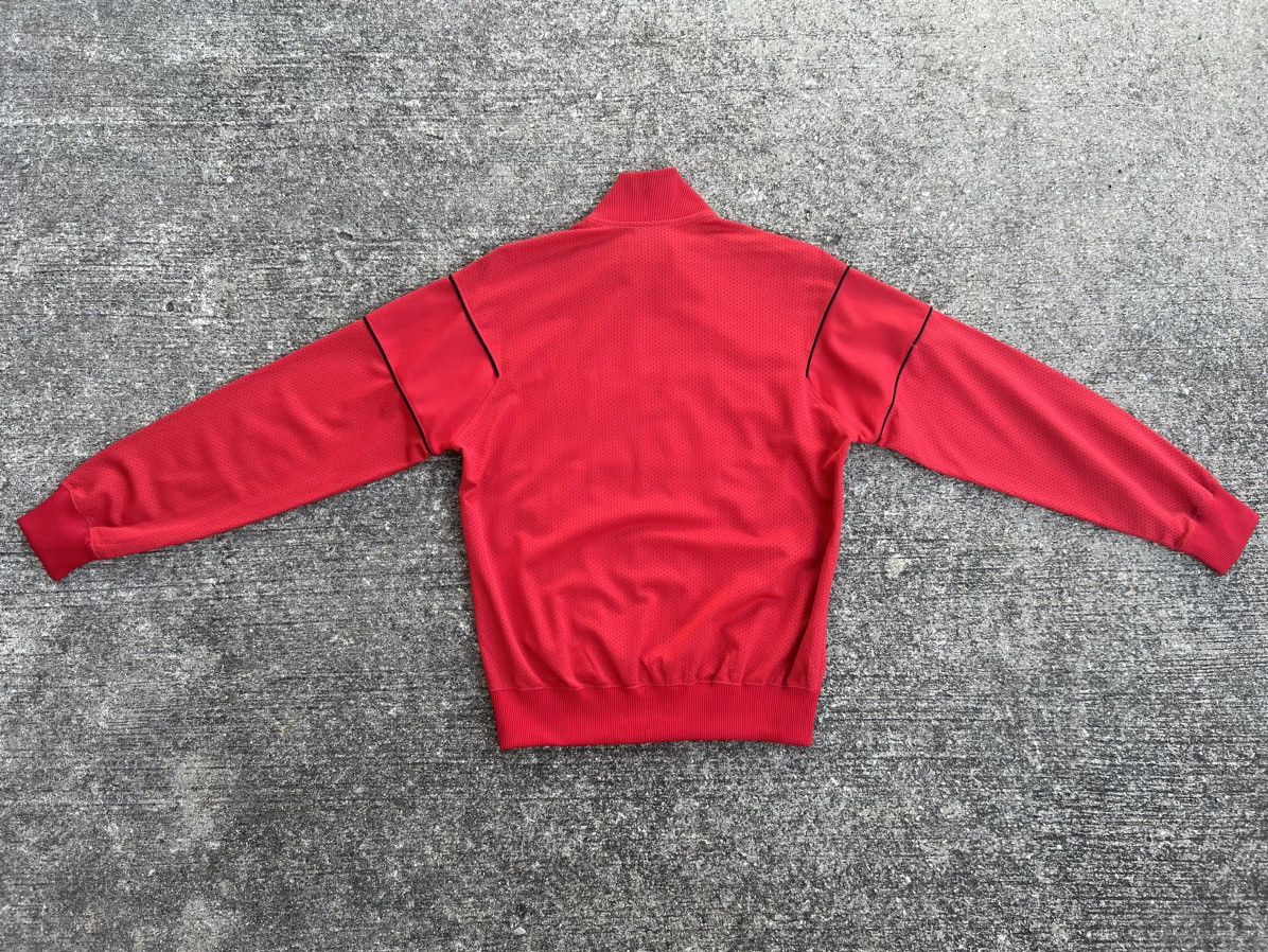 Vintage 80s Nike Hybrid Mesh Red Tracktop Sweater