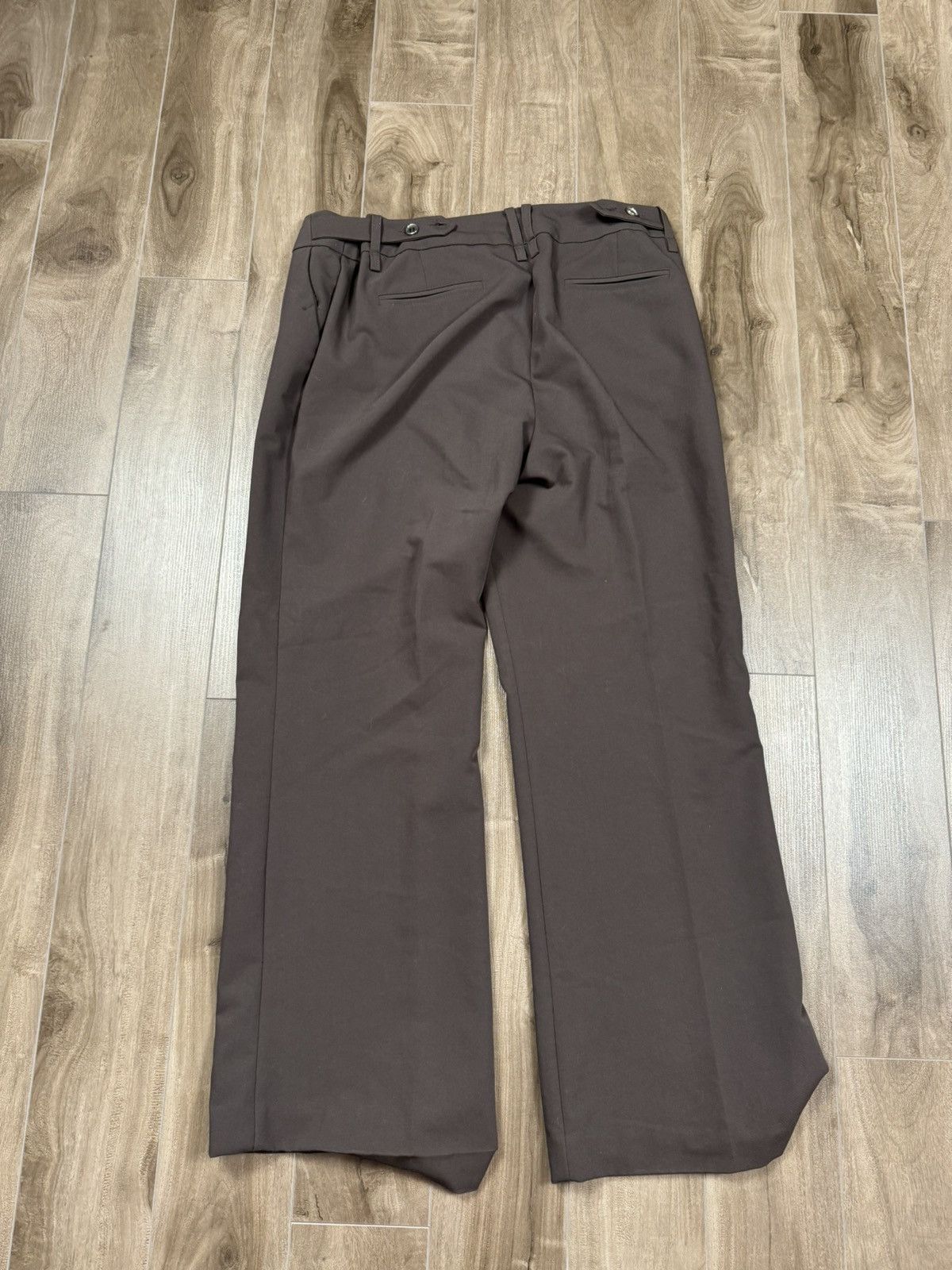 Vintage Brown Trousers Size 32" / US 10 / IT 46 - 2 Thumbnail