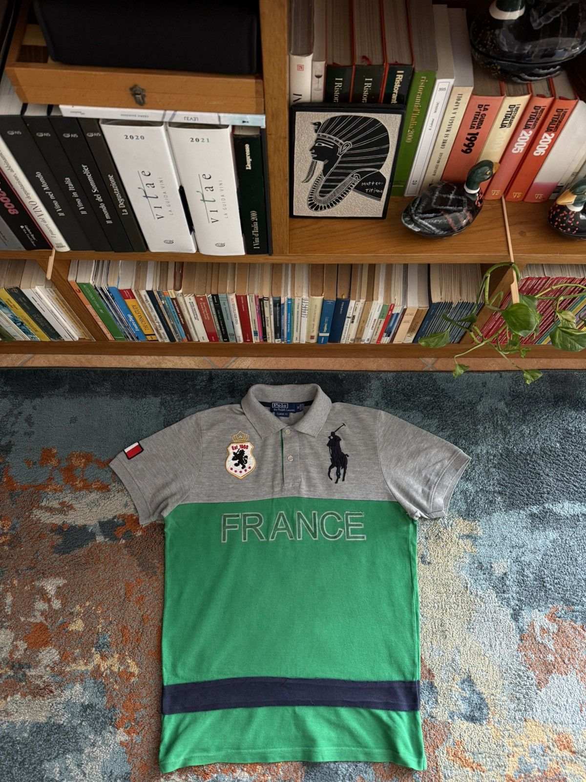 Polo Ralph Lauren Vintage Polo By Ralph Lauren France Polo Tee Size US M / EU 48-50 / 2 - 1 Thumbnail